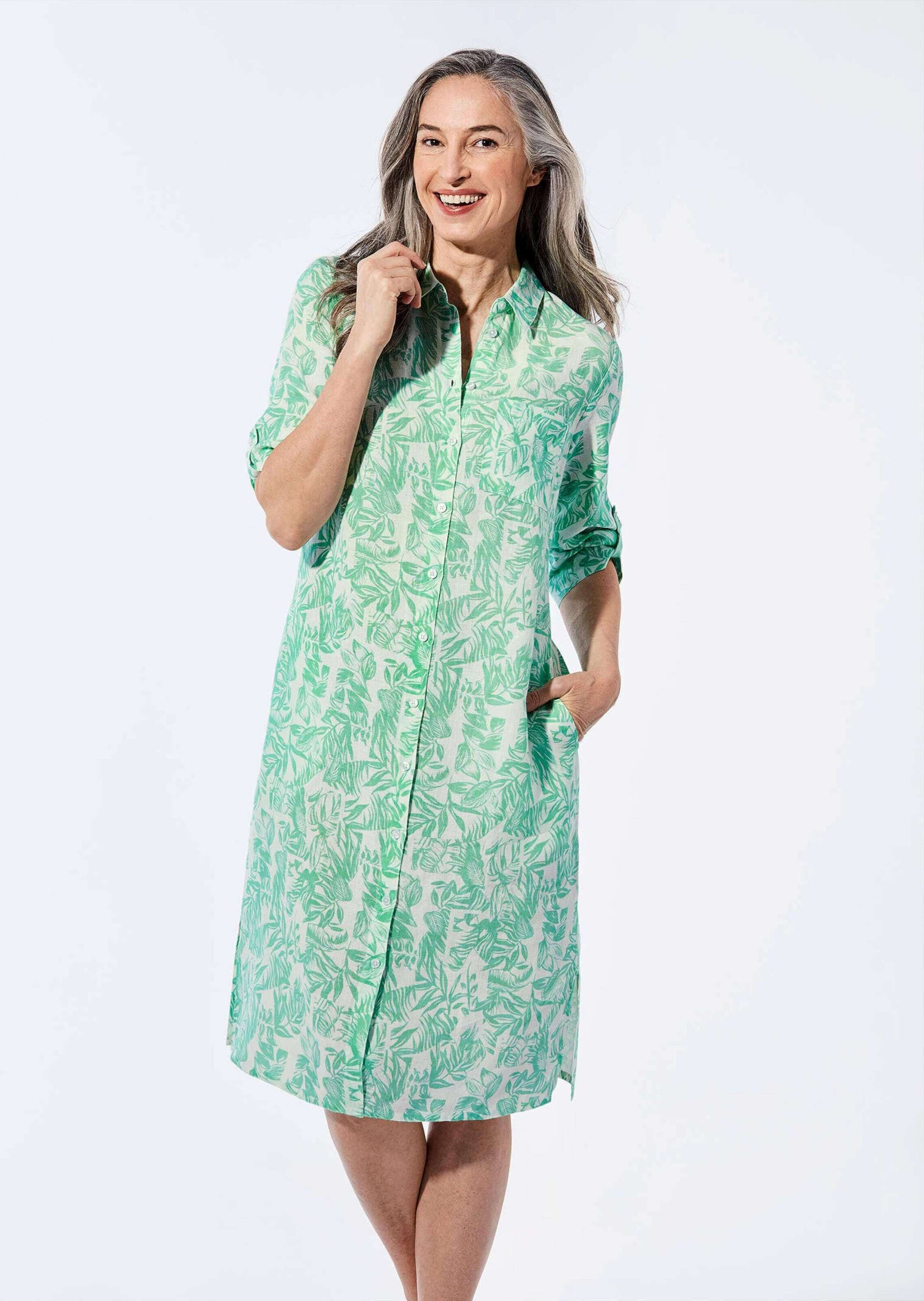 GOLDNER Sommerkleid "Kurzgröße Kleid" günstig online kaufen