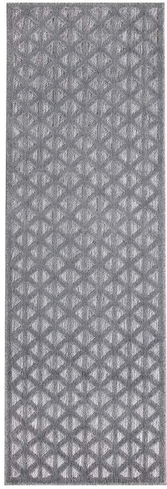 Carpet City Teppich »In-& Outdoorteppich Santorini 446, 3D-Effekt, Geo-Muster« rechteckig 5 mm Höhe Wetterfest & UV-beständig für Terrasse, Balkon, Küche, Flur