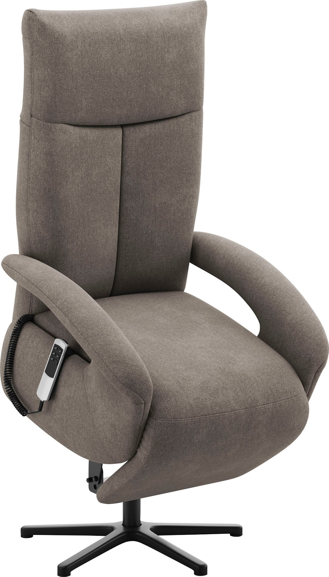sit&more TV-Sessel »Amica, inkl. Kopfteilverstellung & Drehfunktion«, wahlweise mit 2 Motoren, Akku und Aufstehhilfe