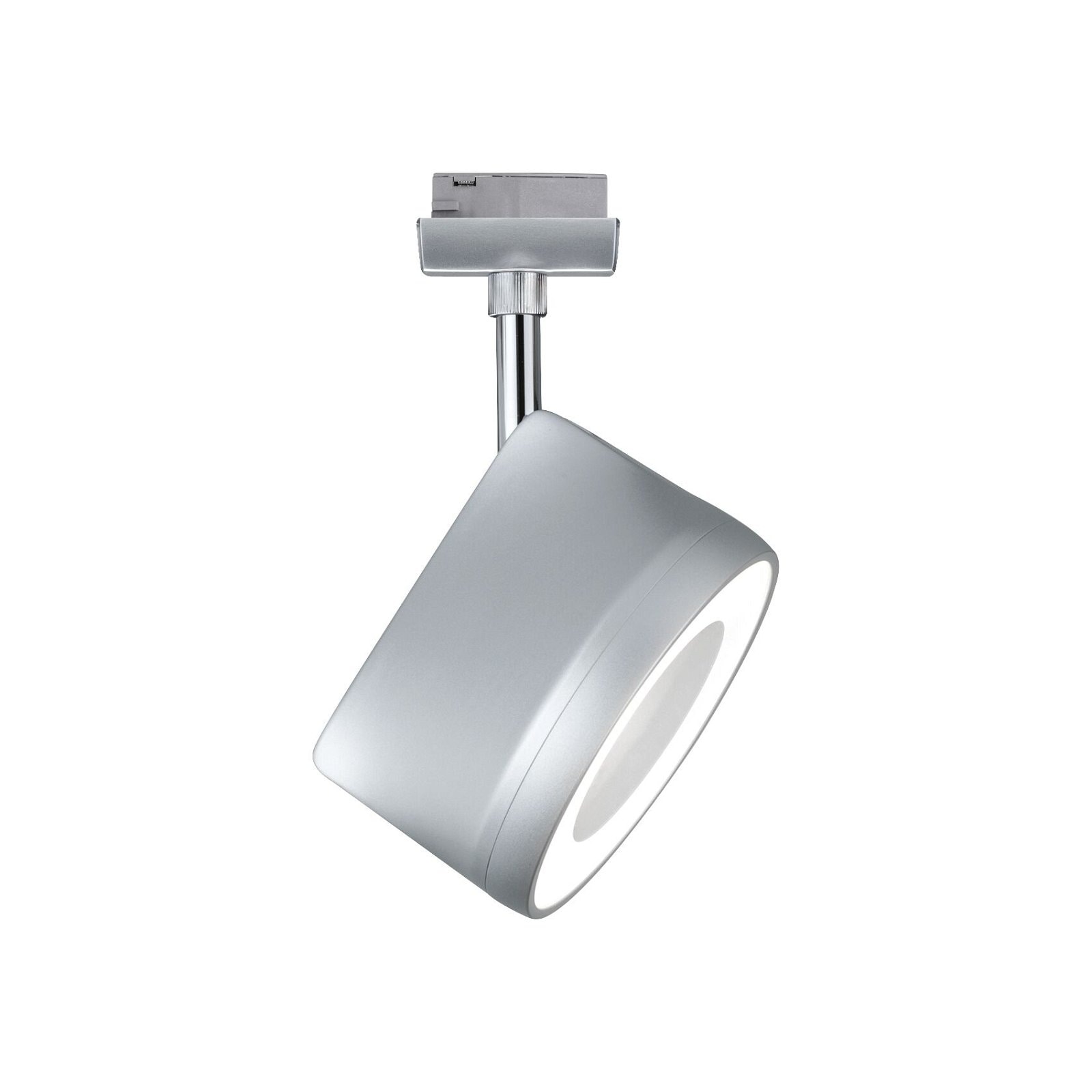 PAULMANN Schienensystem-Leuchten "URail Schienenspot Arena 950lm 15,3W 4000K 230V Chrom matt, Chrom", 1, H: 18,1cm, 1 Stk., silber, Leuchten,