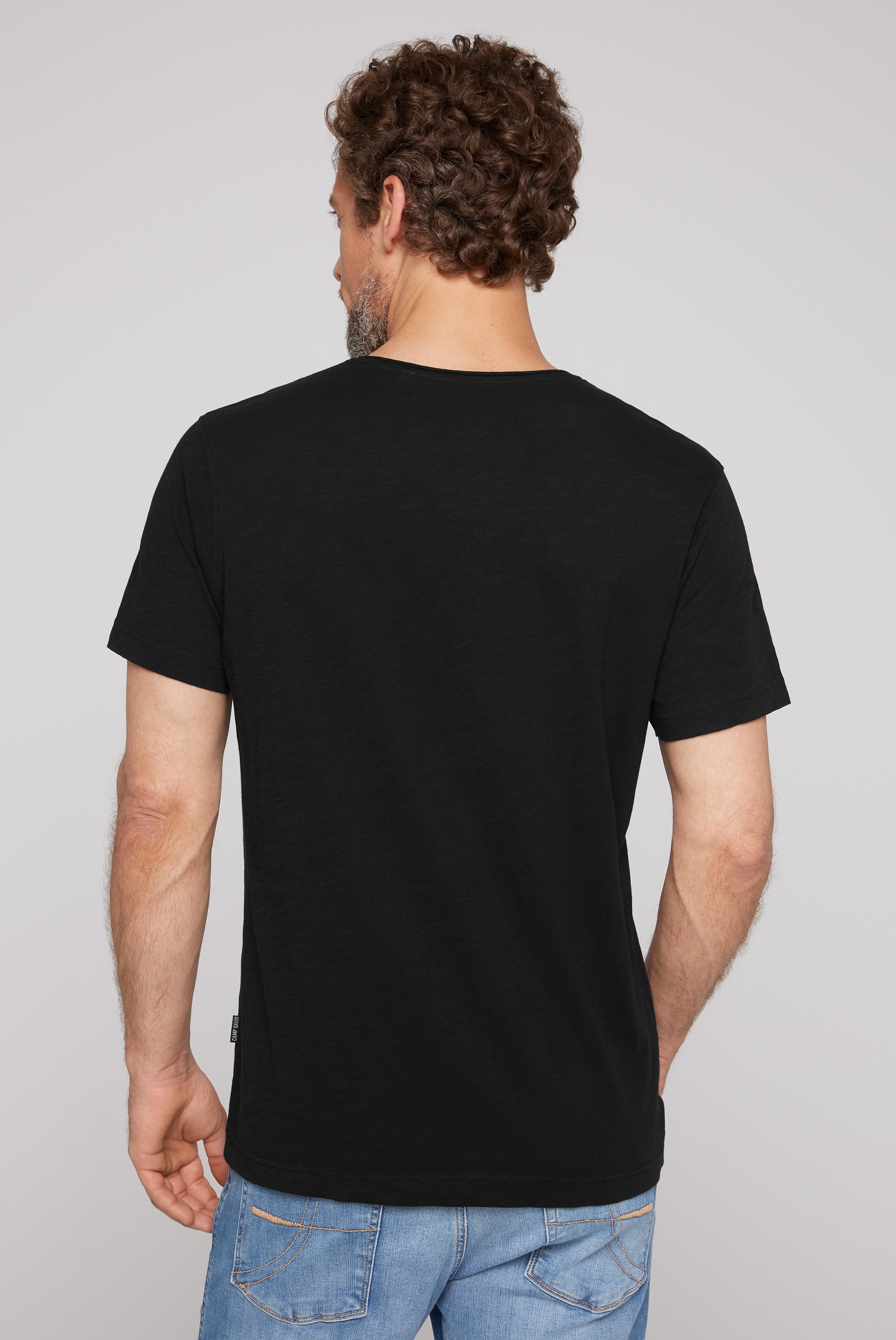 CAMP DAVID V-Shirt, aus Baumwolle