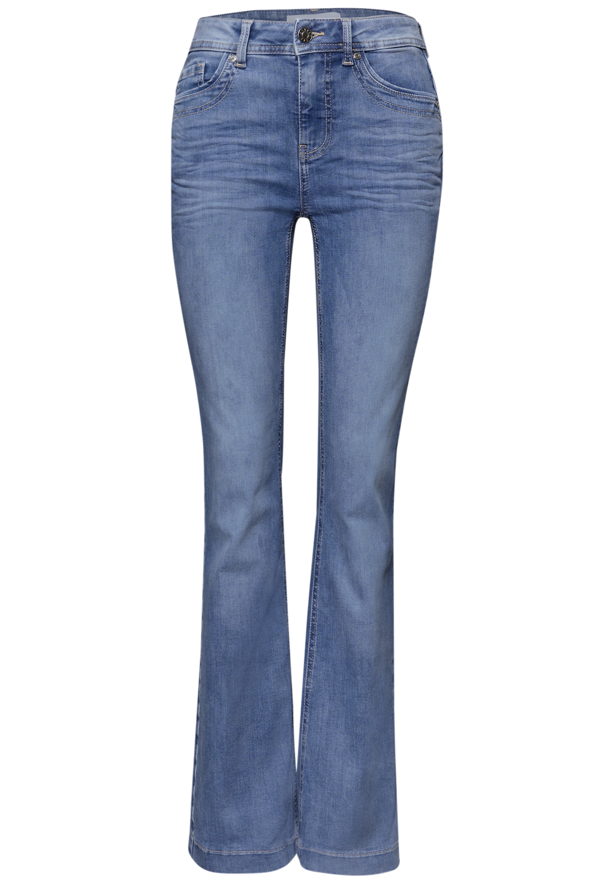 STREET ONE Slim-fit-Jeans High Waist