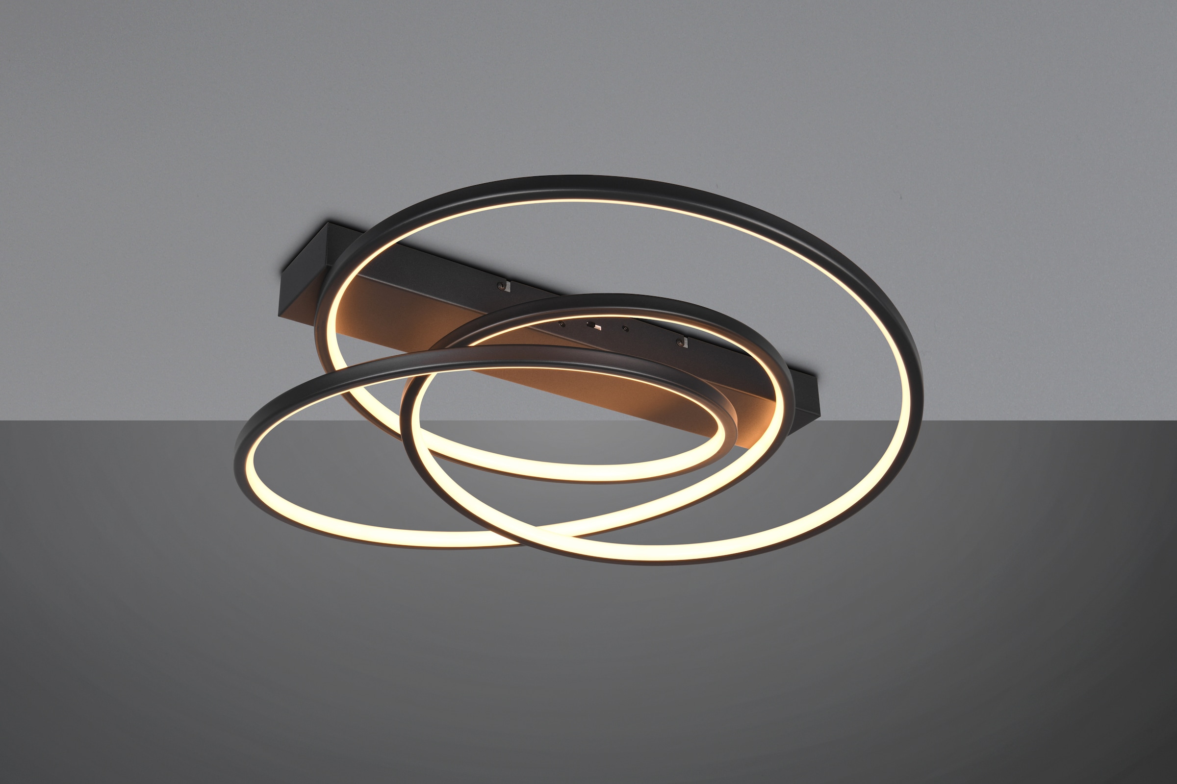 TRIO Leuchten LED Deckenleuchte »DARVIN, LED Deckenlampe 34W 4500 Lumen, dimmbar Lichtfarbe einstellbar«, 1 flammig, Leuchtmittel LED-Board | LED fest integriert, CCT 2300/3000/4000K warmweiß-kaltweiß, Deckenlampe Büro Wohnzimmer