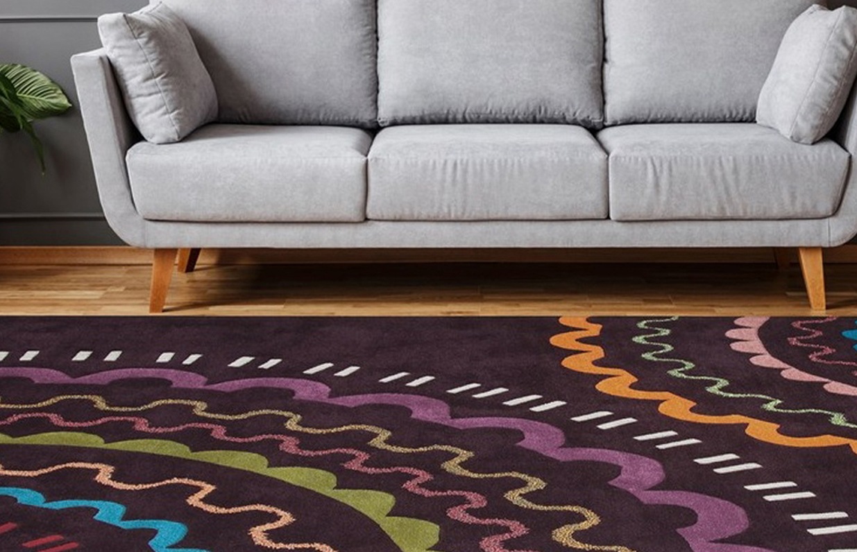 calo-deluxe Teppich "Fanahy 3066" rechteckig 17 mm Höhe Kurzflor, Wohnzimmer