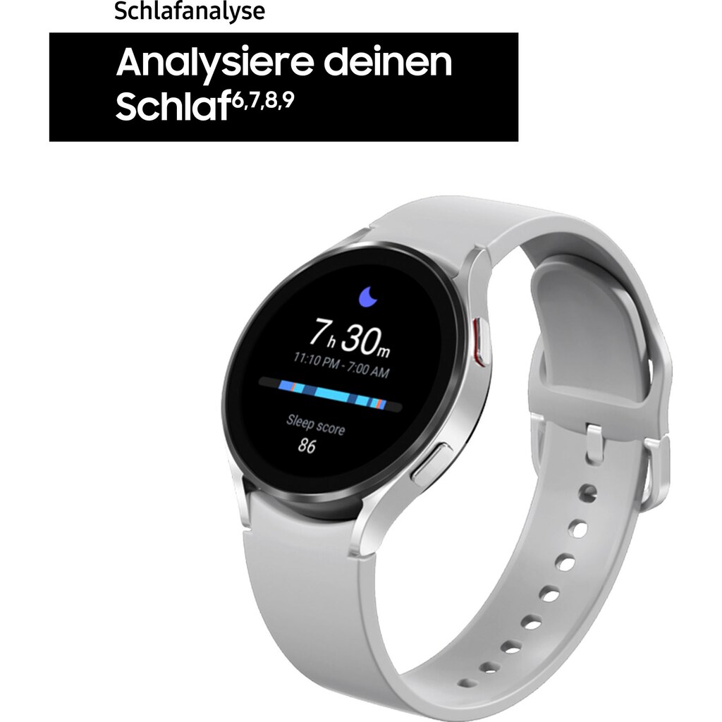 Samsung Smartwatch »Galaxy Watch 4 44mm LTE«, (Wear OS by Google Fitness Uhr, Fitness Tracker, Gesundheitsfunktionen)