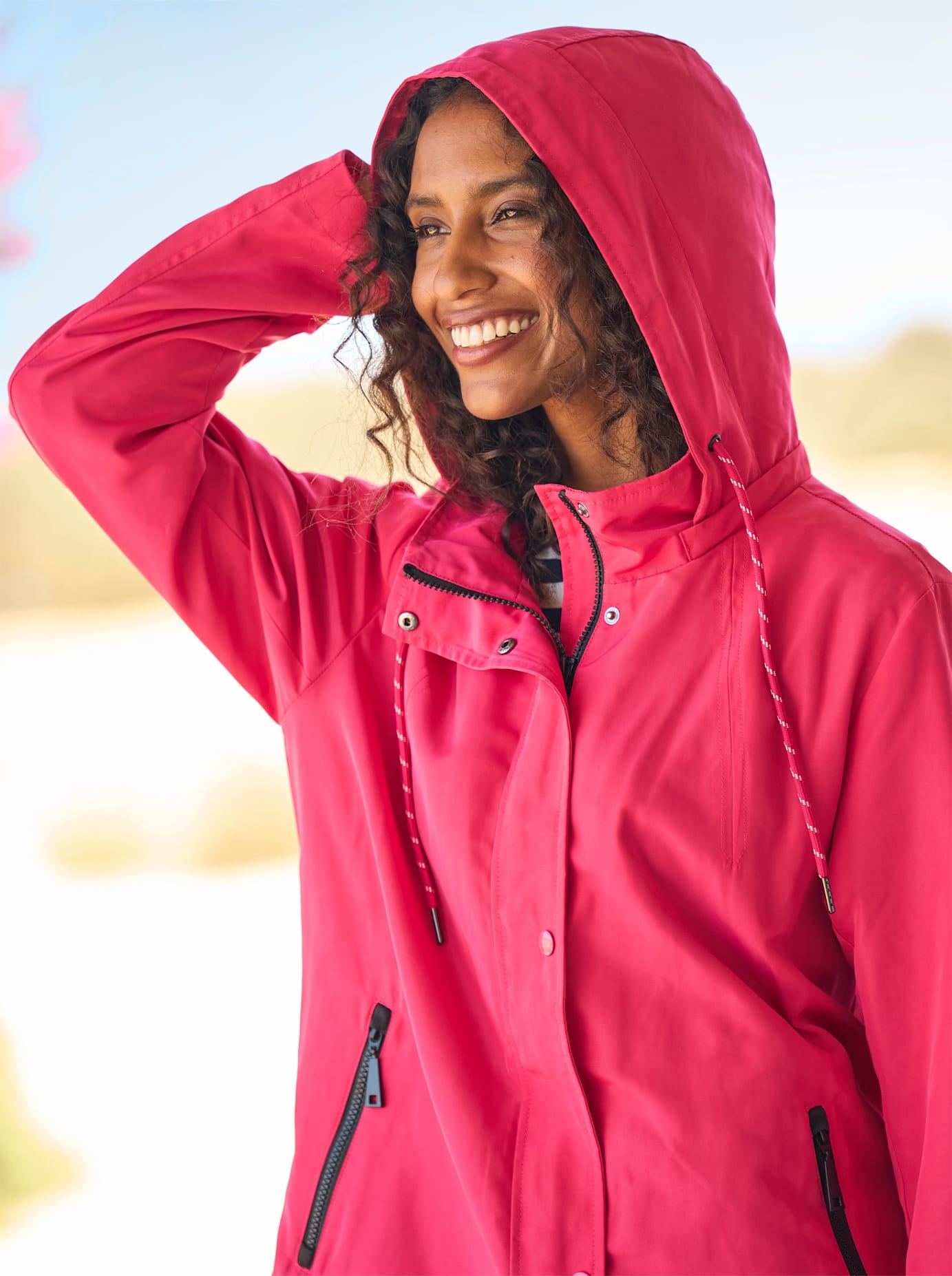 heine Outdoorjacke, mit Kapuze