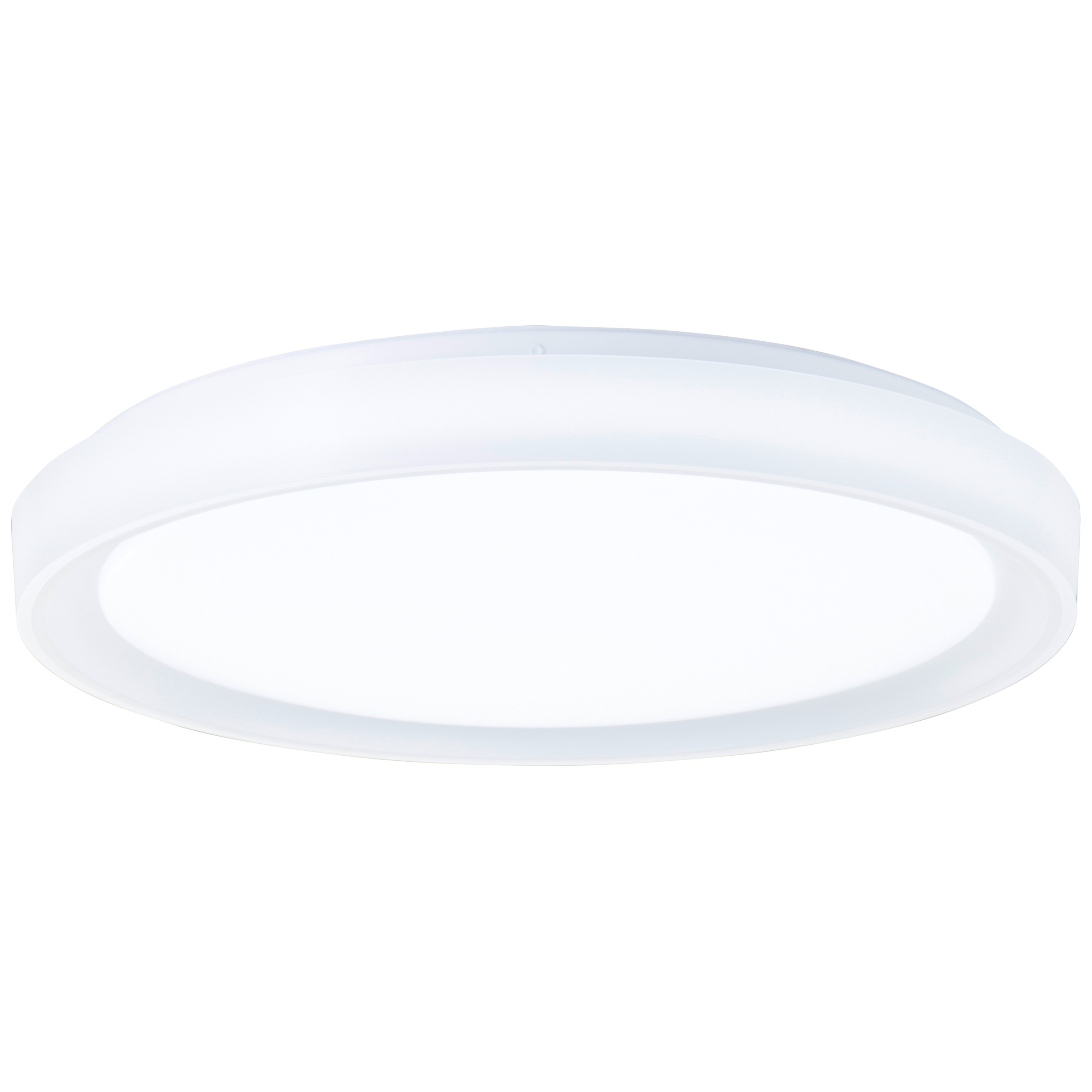Brilliant LED Deckenleuchte »Floco« LED-Modul 1 Stk. warmweiß - kaltweiß 50 cm, 3600 lm, 3000-6500 K, CCT, RGB, dimmbar, weiß