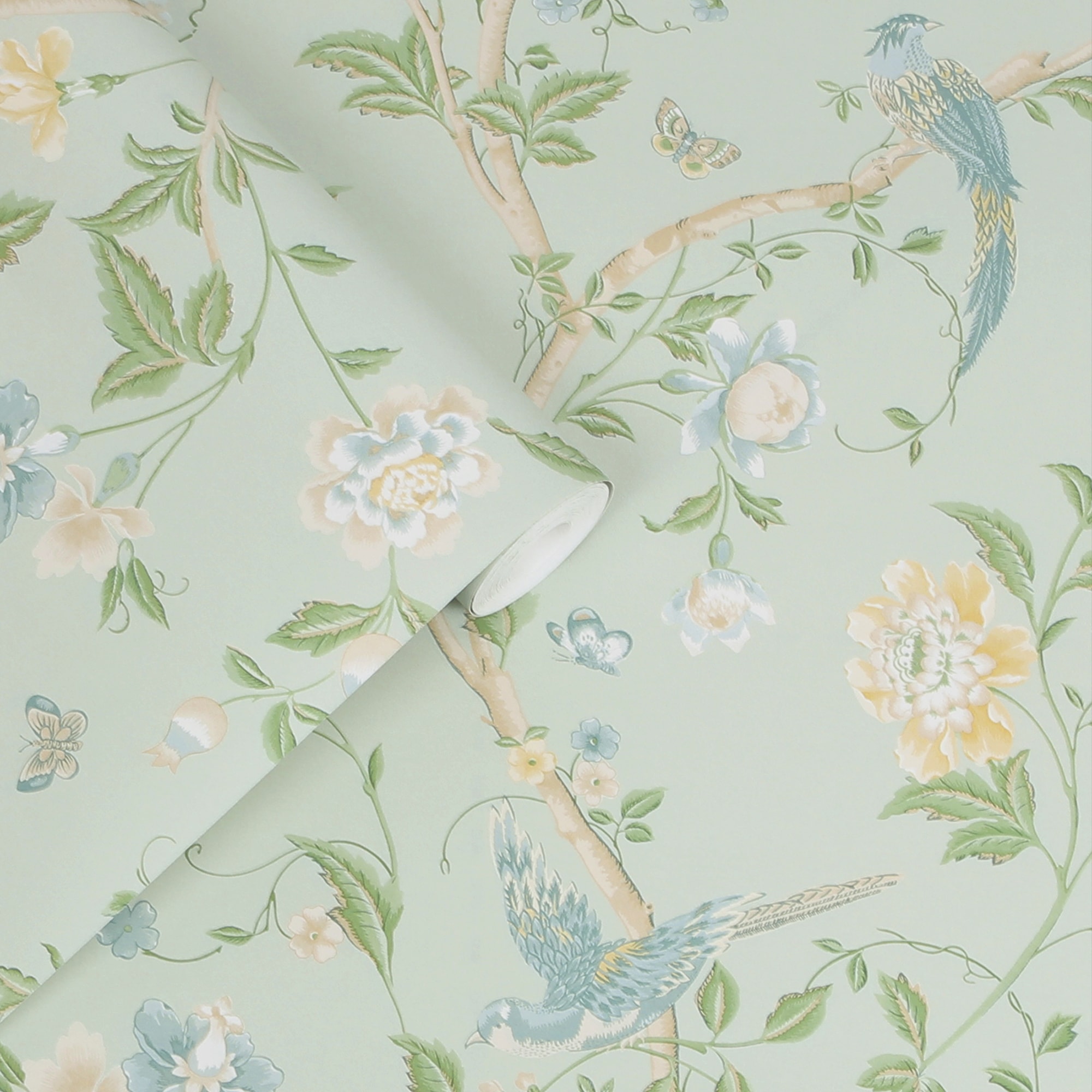 LAURA ASHLEY Vliestapete »Pointon Fields«, geblümt, 10mx52cm (ca. 5m2)