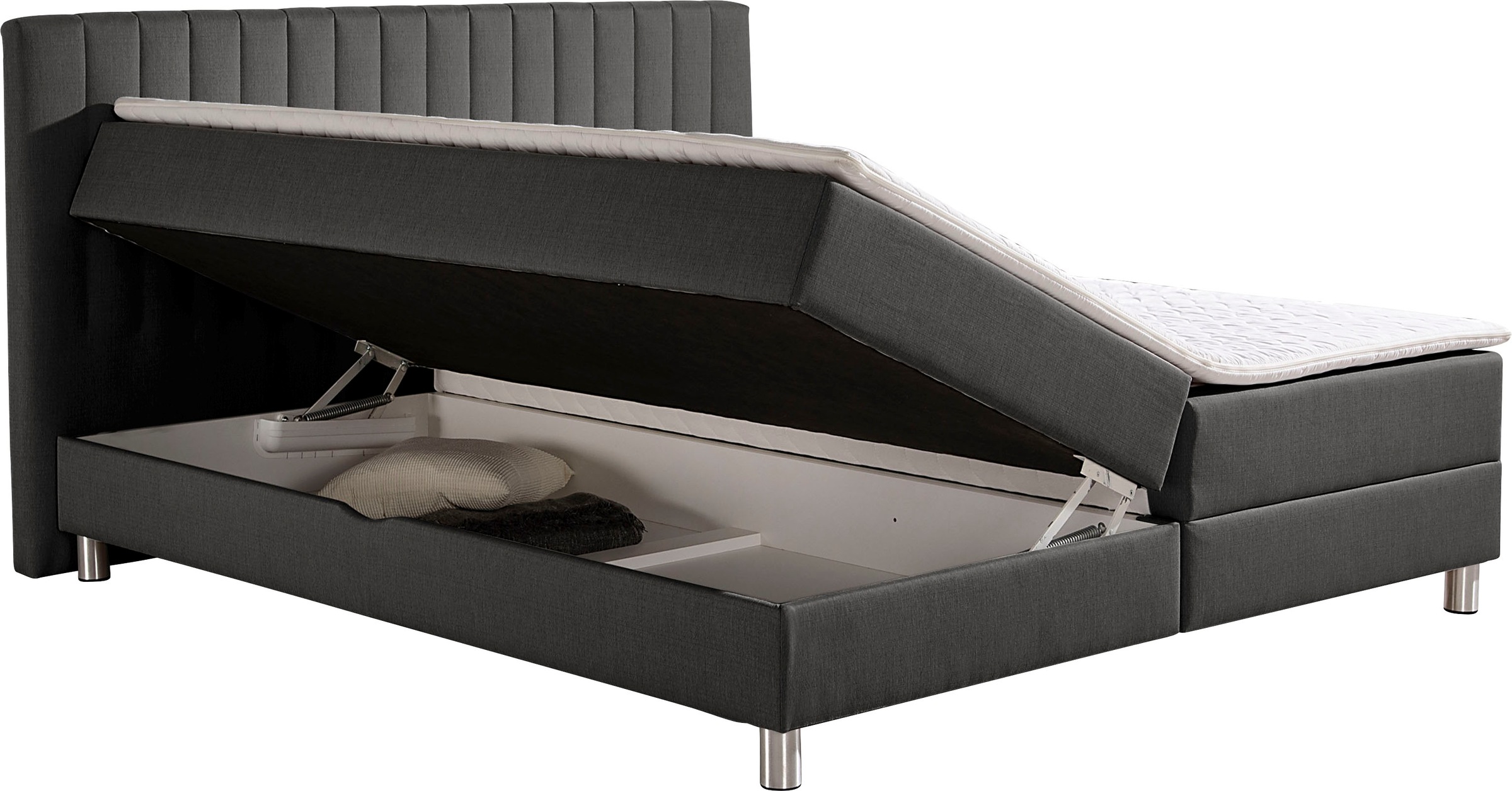 Maintal Boxbett, mit Bettkasten und Kaltschaum-Topper