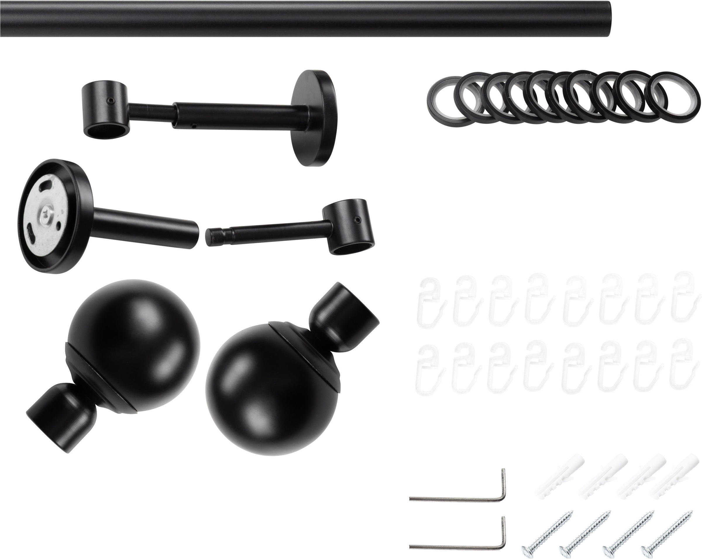 SN DECO GROUP Gardinenstange Ø 19 mm Fixmaß;kürzbar