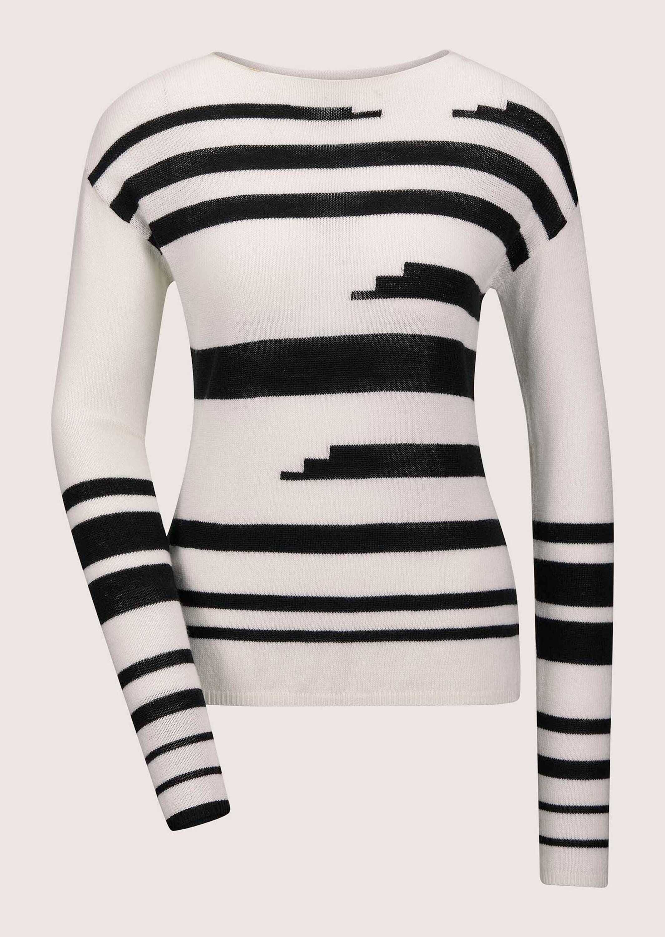 MADELEINE Longpullover "Pullover Intarsien-Pullover aus Schurwolle" günstig online kaufen