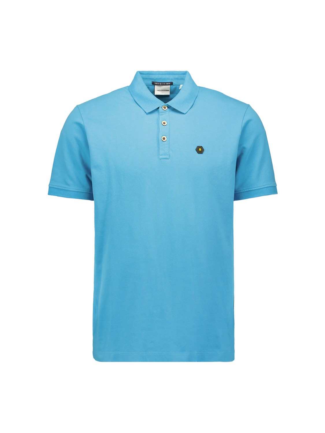 NO EXCESS Poloshirt »No Excess Poloshirt Polo Pique Garment Dyed«
