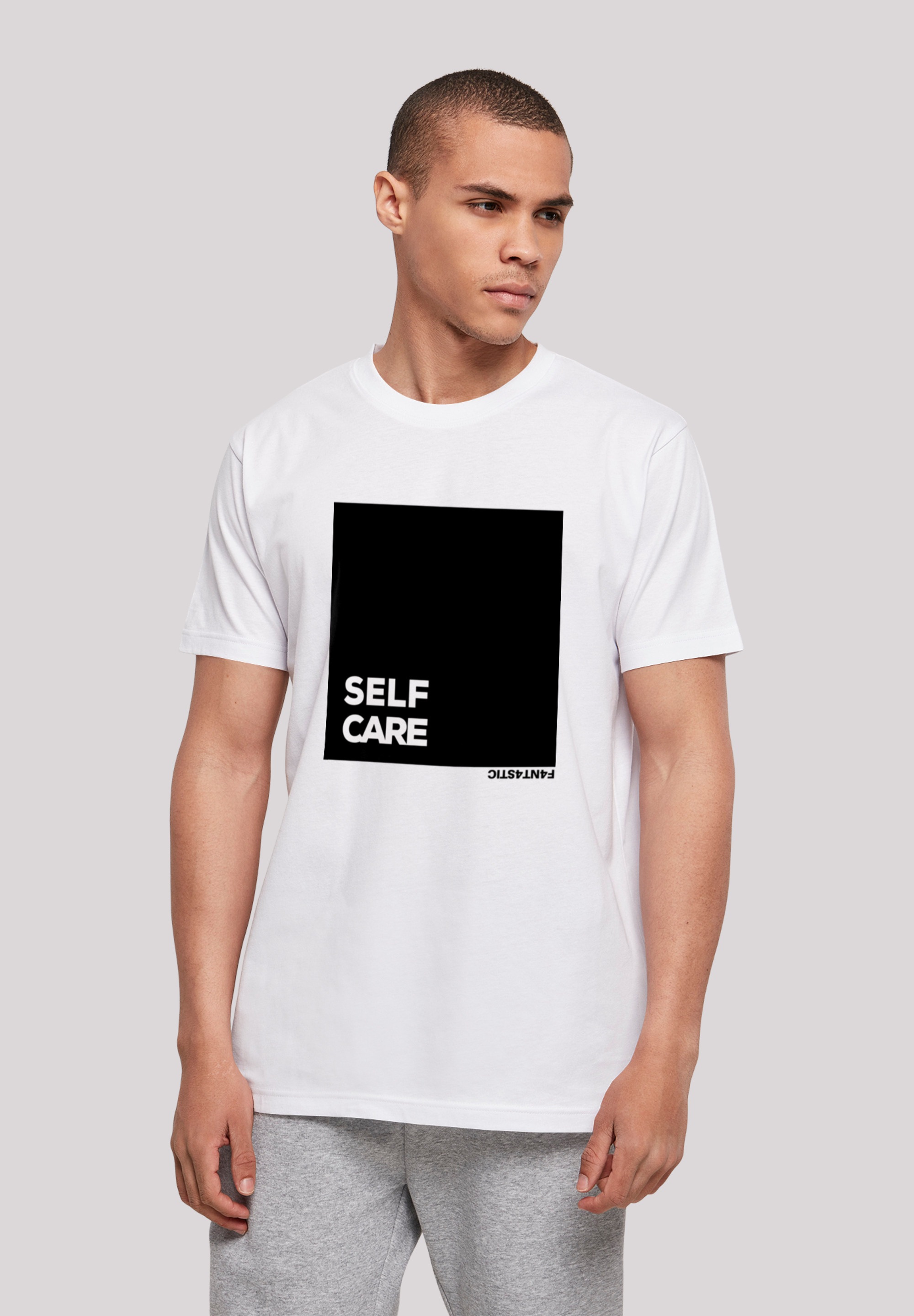 F4NT4STIC T-Shirt »SELF CARE TEE UNISEX«, Print
