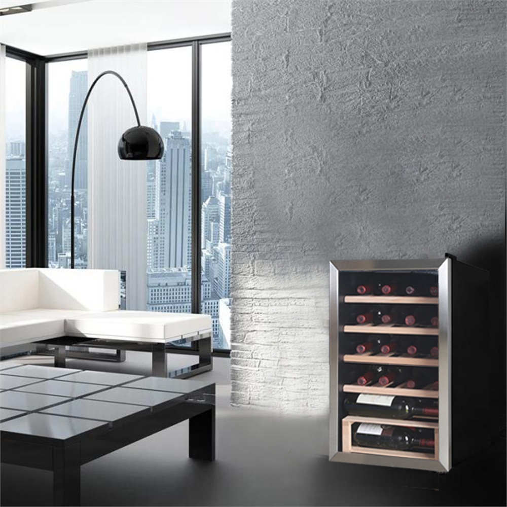 Thumbnail - Hanseatic Weinkühlschrank "HWC20FCBH-2," für 20 Stk. Standardflaschen á 075l mit digitaler Temperaturanzeige, LED Beleuc...