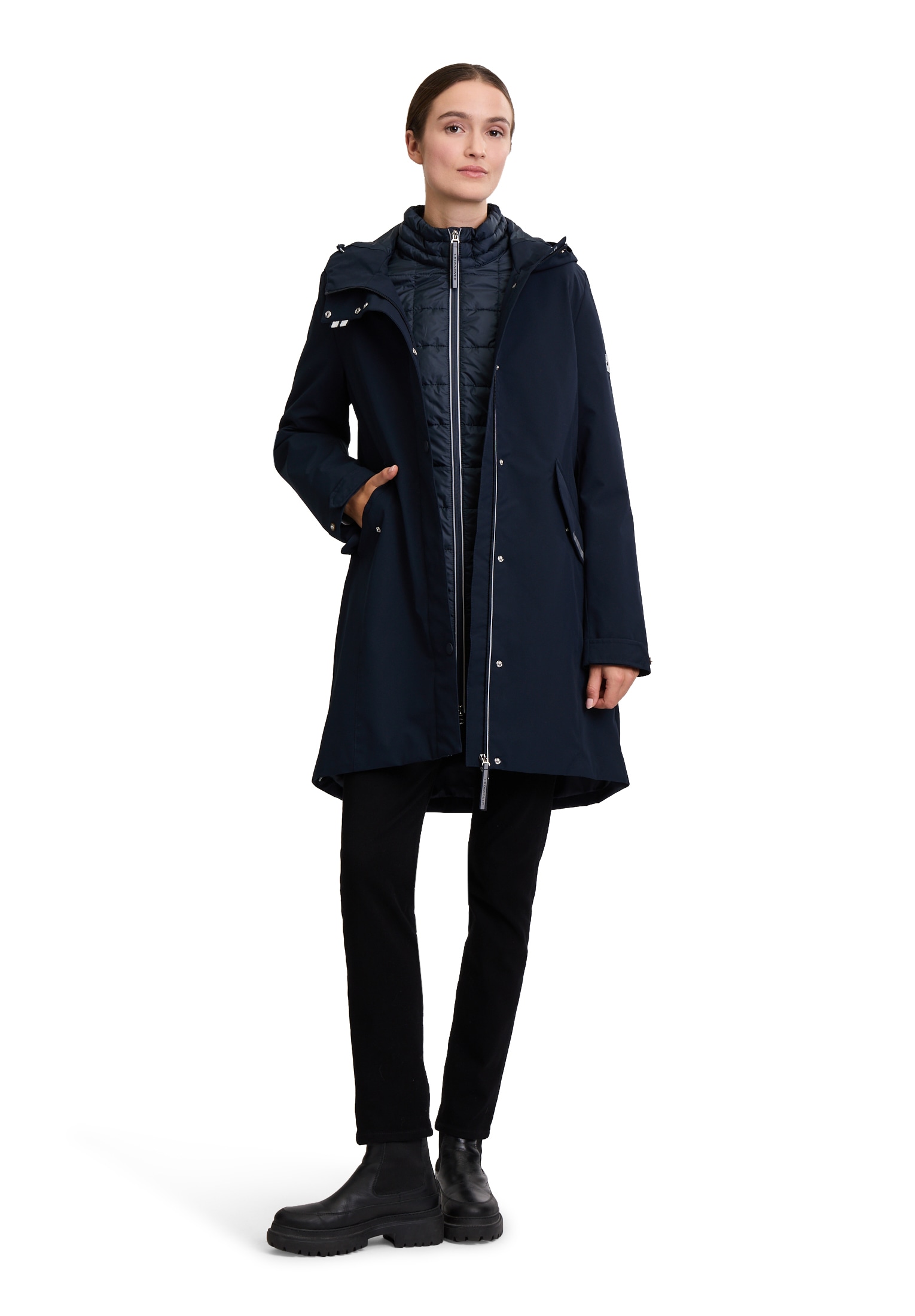 Betty Barclay Funktionsjacke »Betty Barclay 4 in 1 Jacke mit Funktion«, mit Kapuze