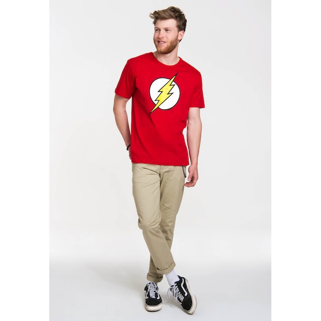 LOGOSHIRT T-Shirt »Der Rote Blitz Logo - DC - Flash«, mit coolem Frontdruck  ▷ kaufen | BAUR