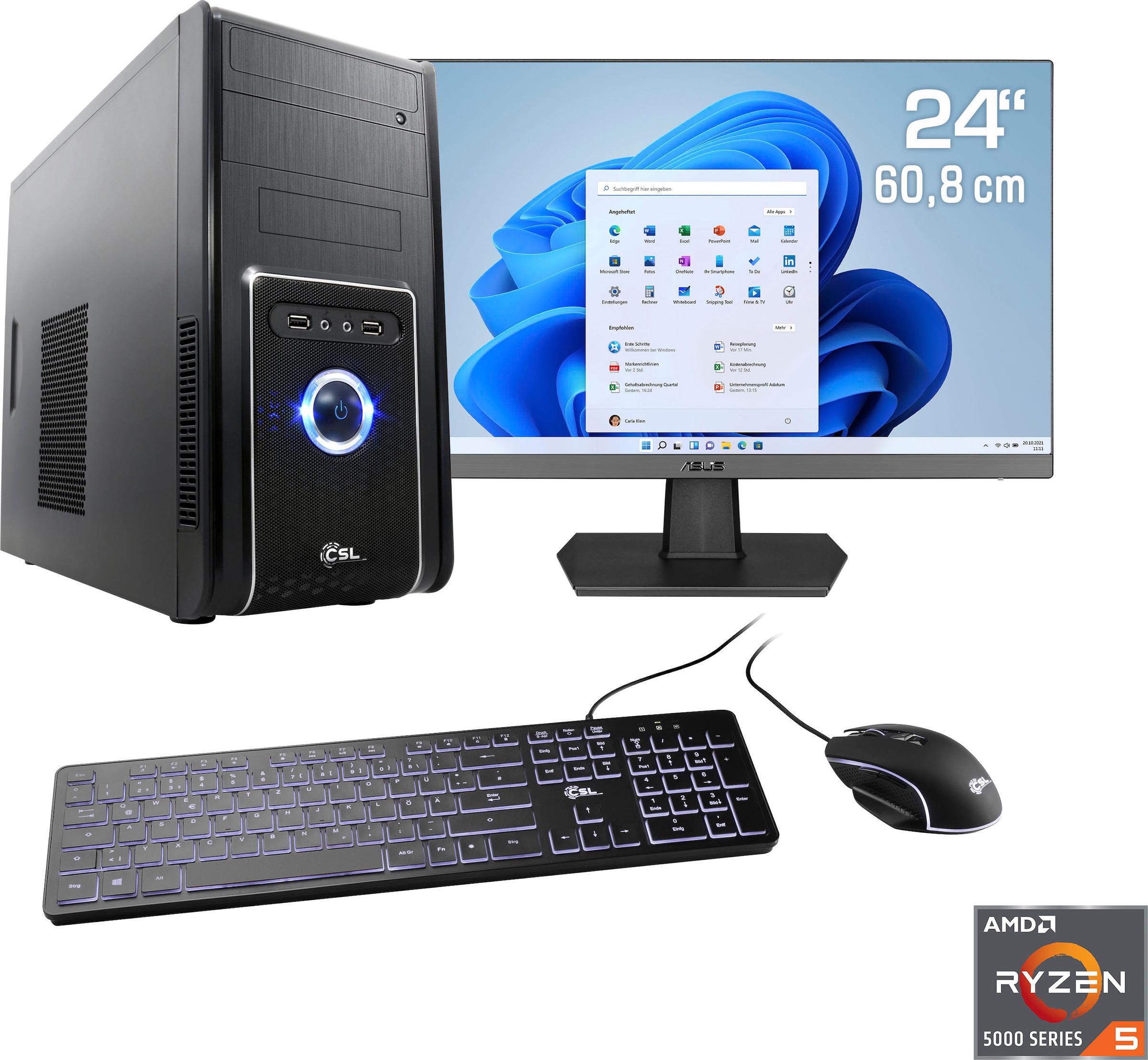 CSL Gaming-PC-Komplettsystem »Sprint V2888...