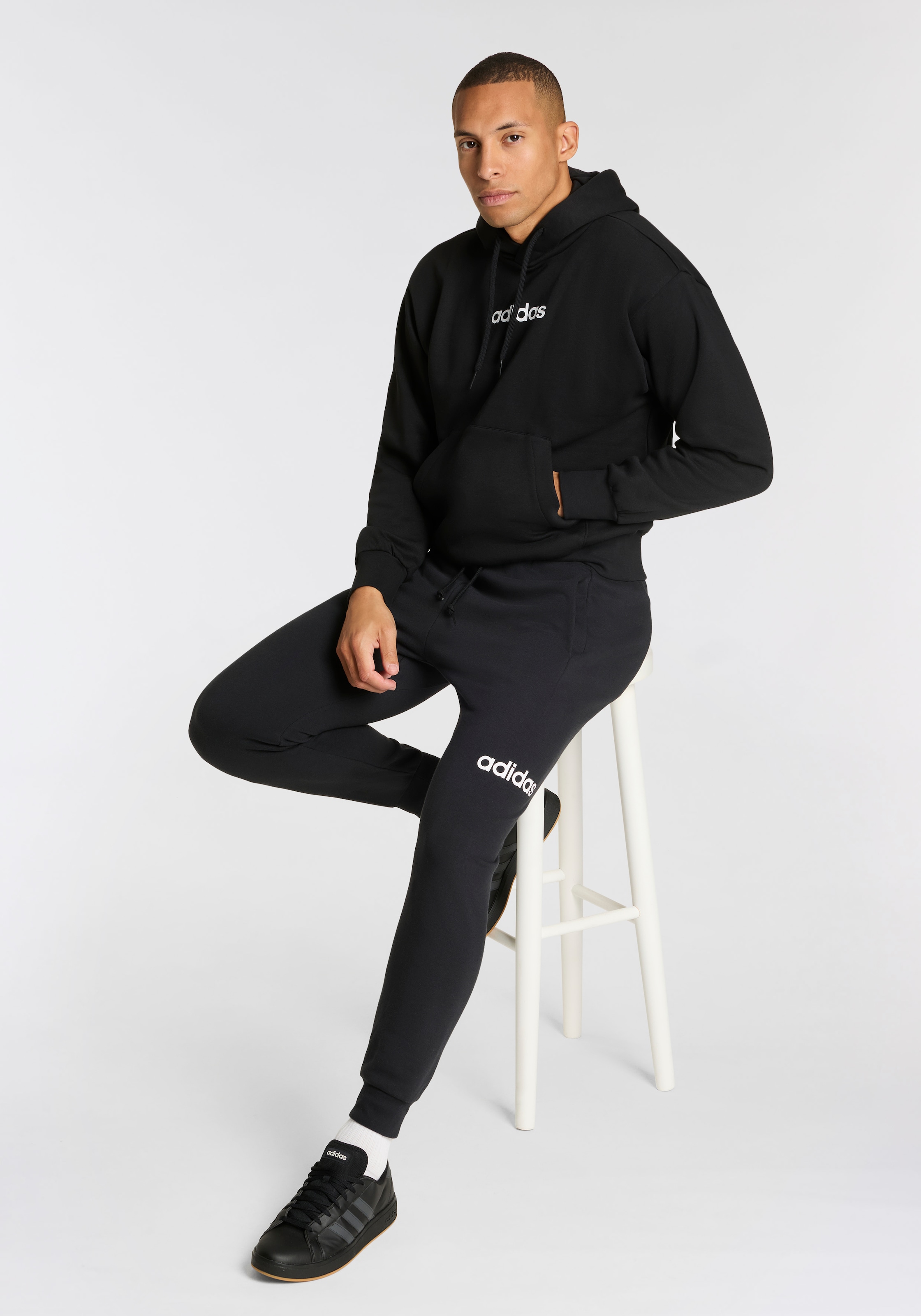 adidas Sportswear Sporthose »M LIN FT PT«, (1 tlg.), aus weichem French Terry Material