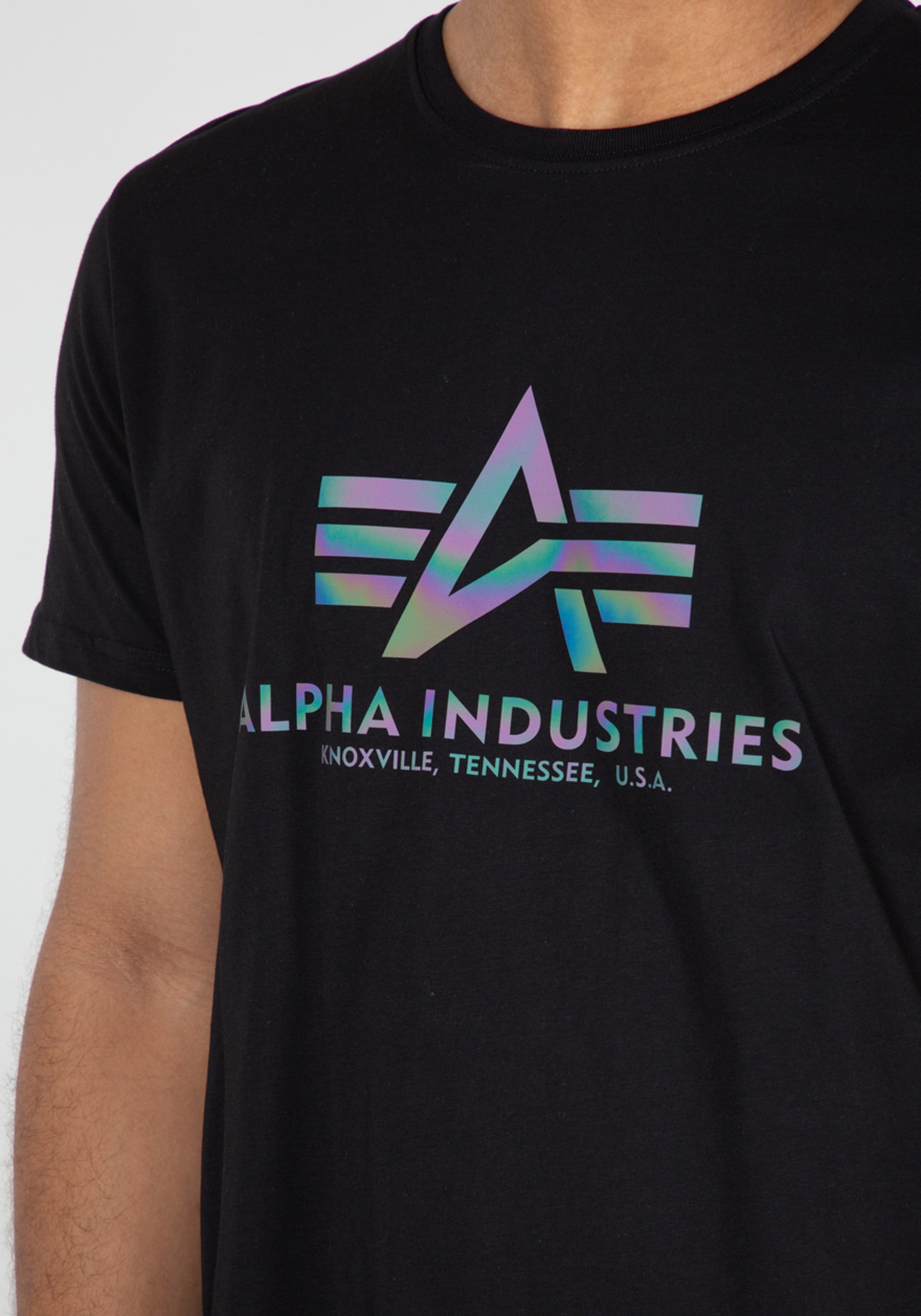 T-Shirt Alpha | Men Rainbow T-Shirts Industries BAUR Basic ▷ Industries kaufen - T »Alpha Ref.«