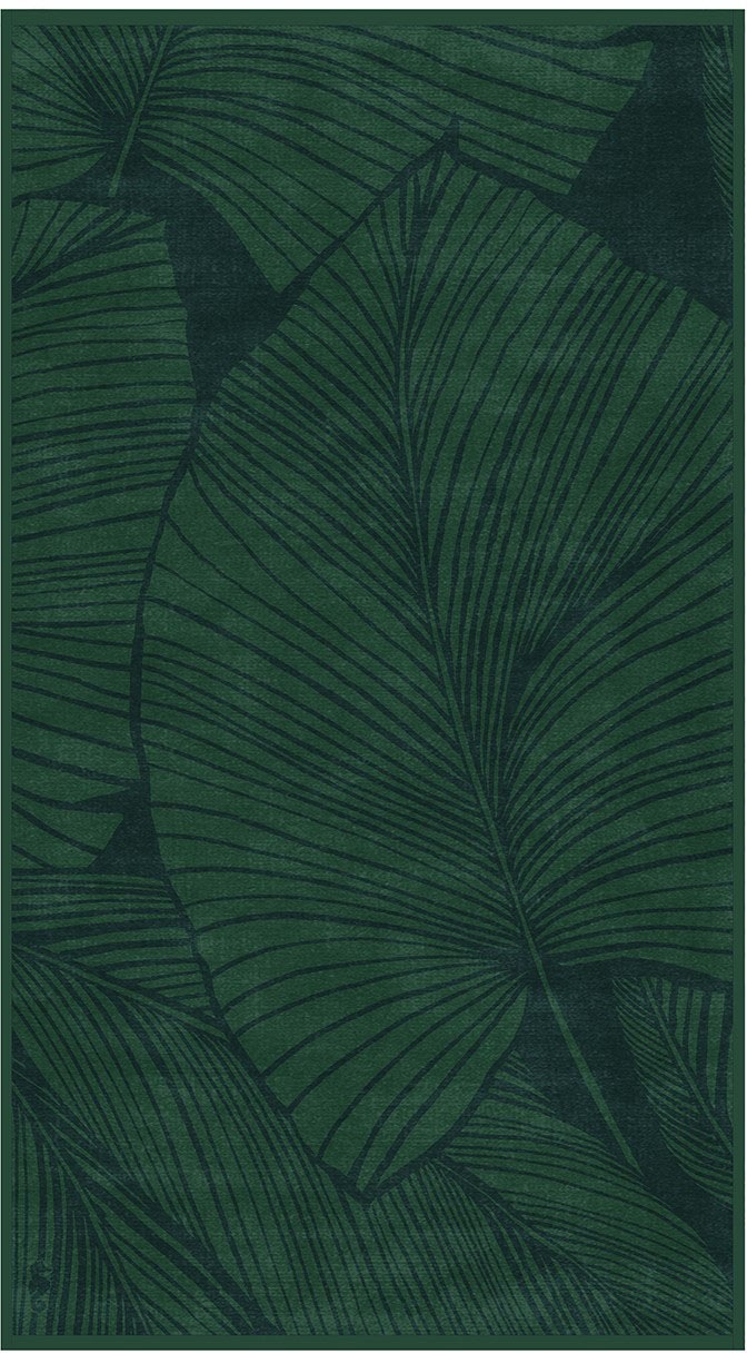 Seahorse Strandtuch "Puerto" 100x180, für Sauna und Pool, mit Blättermuster günstig online kaufen