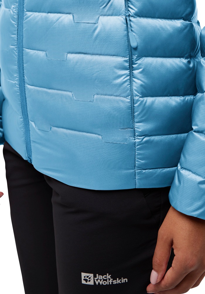 Jack Wolfskin Daunenjacke »PASSAMANI DOWN HOODY W RDS«, mit Kapuze