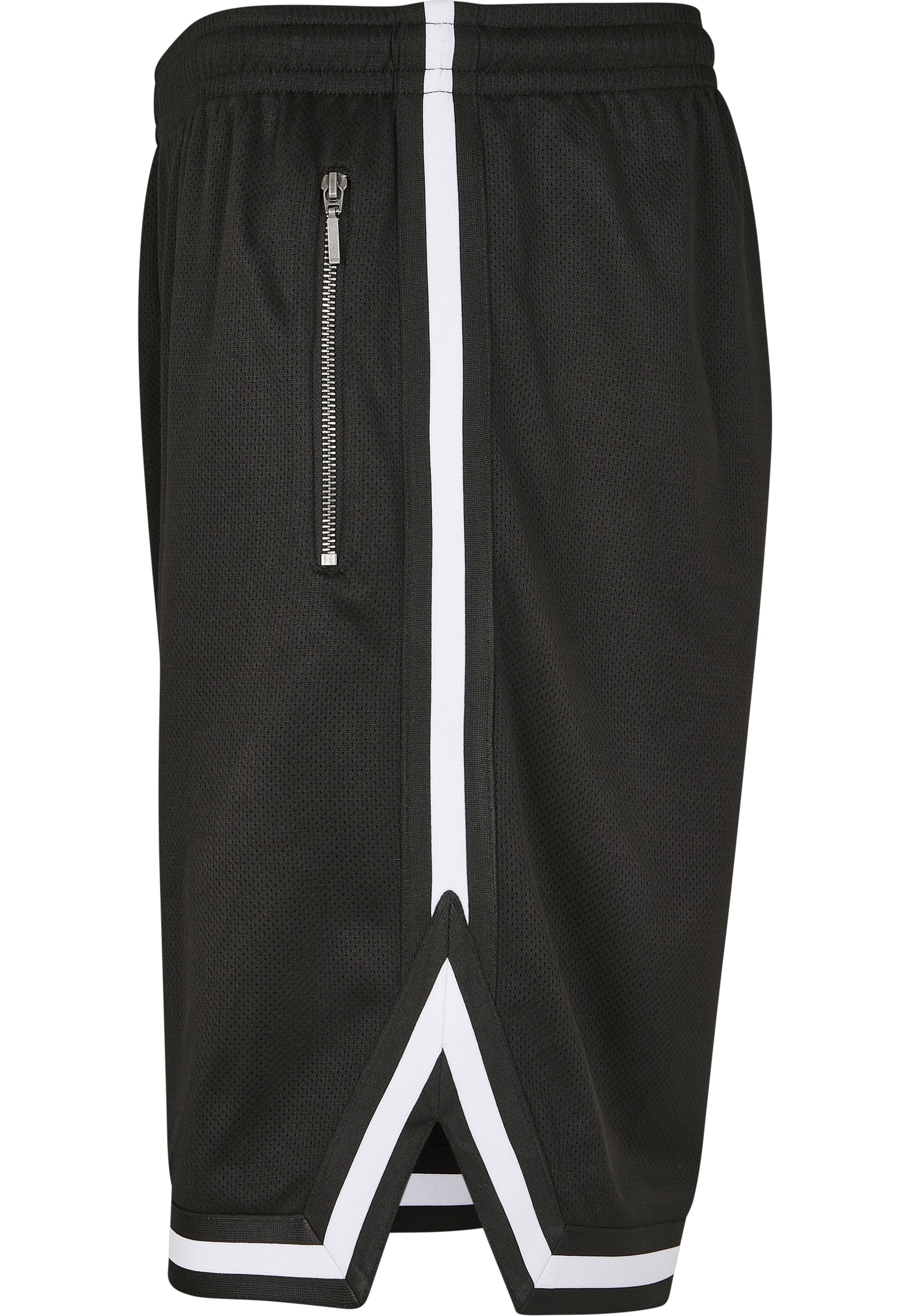 URBAN CLASSICS Shorts »Urban Classics Herren Premium Stripes Mesh Shorts«