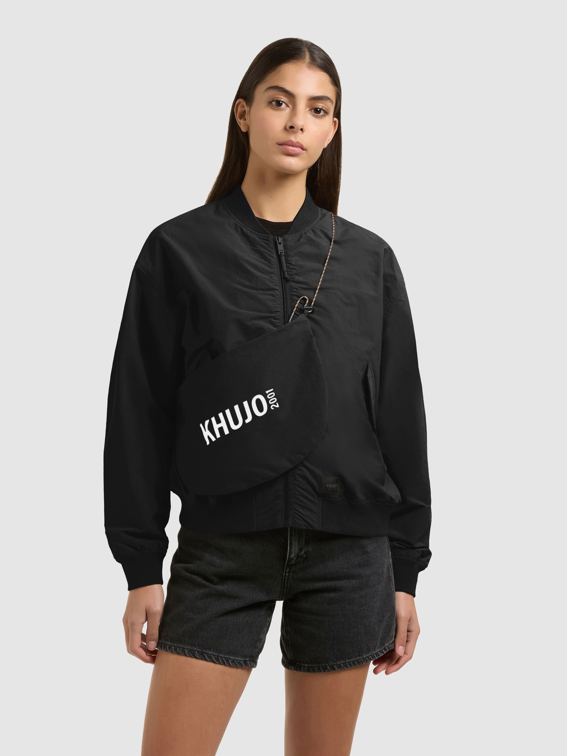 khujo Blouson "FACEE WITH BAG" ohne Kapuze