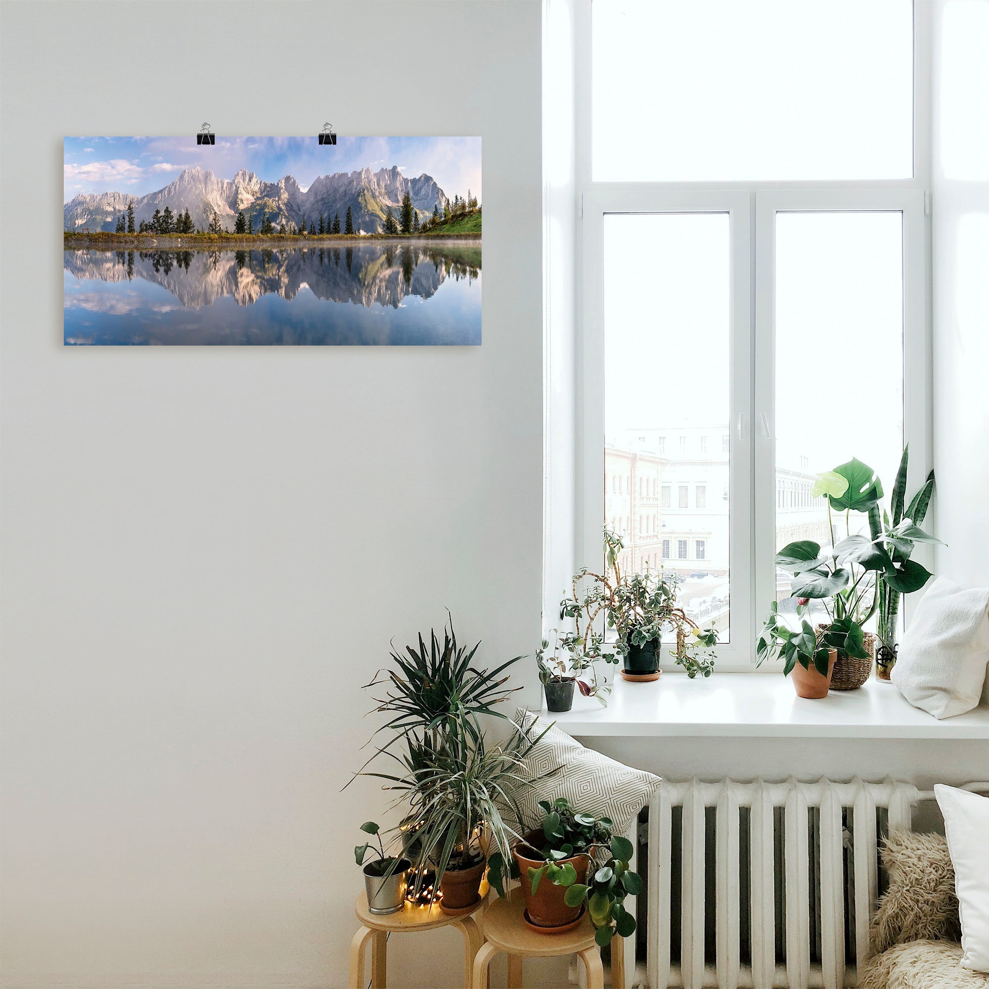 Artland Wandbild "Wilder Kaiser in Tirol" Bilder von Europa 1 Stk. tlg. als günstig online kaufen