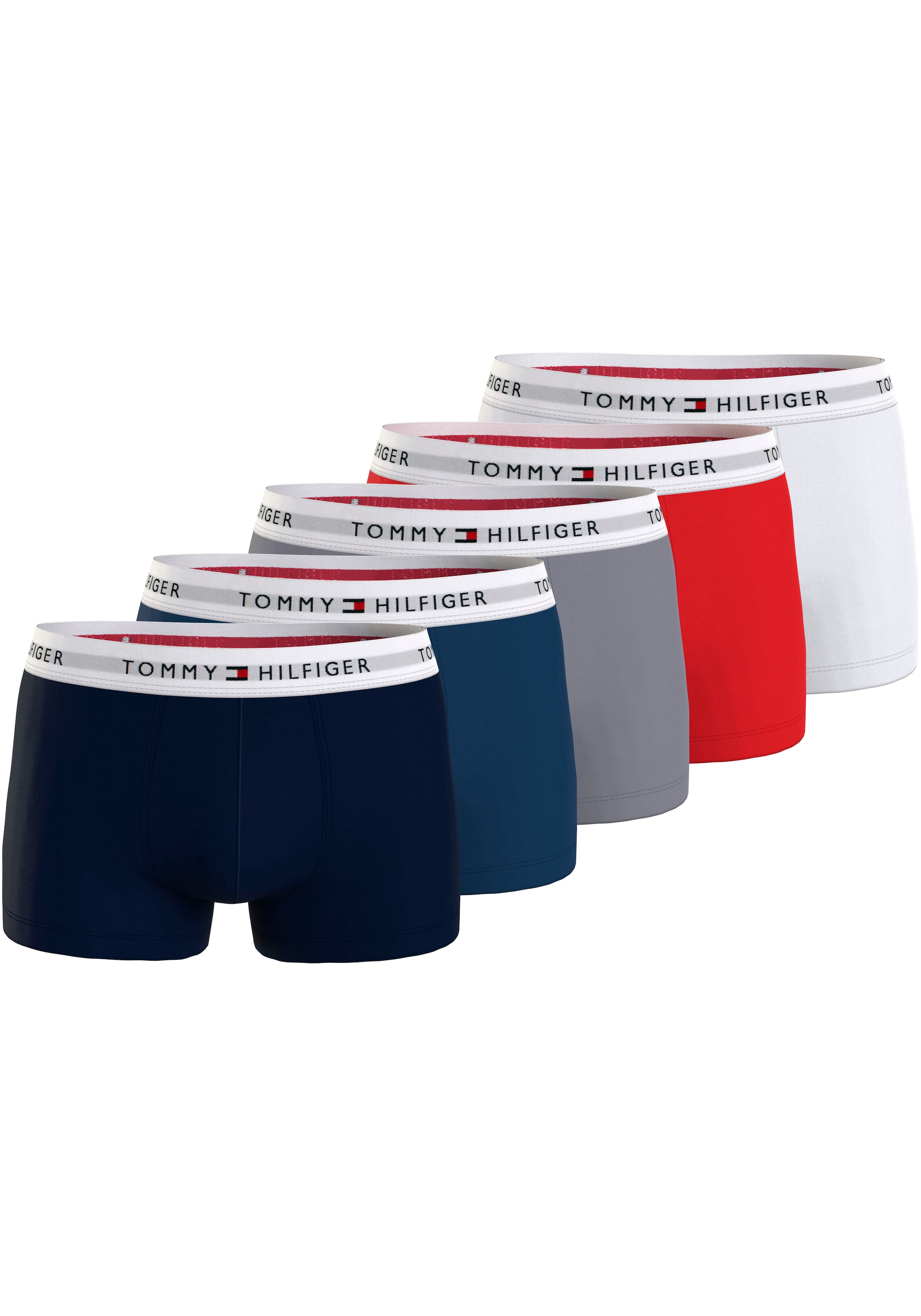 Tommy Hilfiger Underwear Trunk »5P BAUR | TRUNK«, online 5 5er-Pack), (Packung, mit St., Logo-Elastikbund kaufen