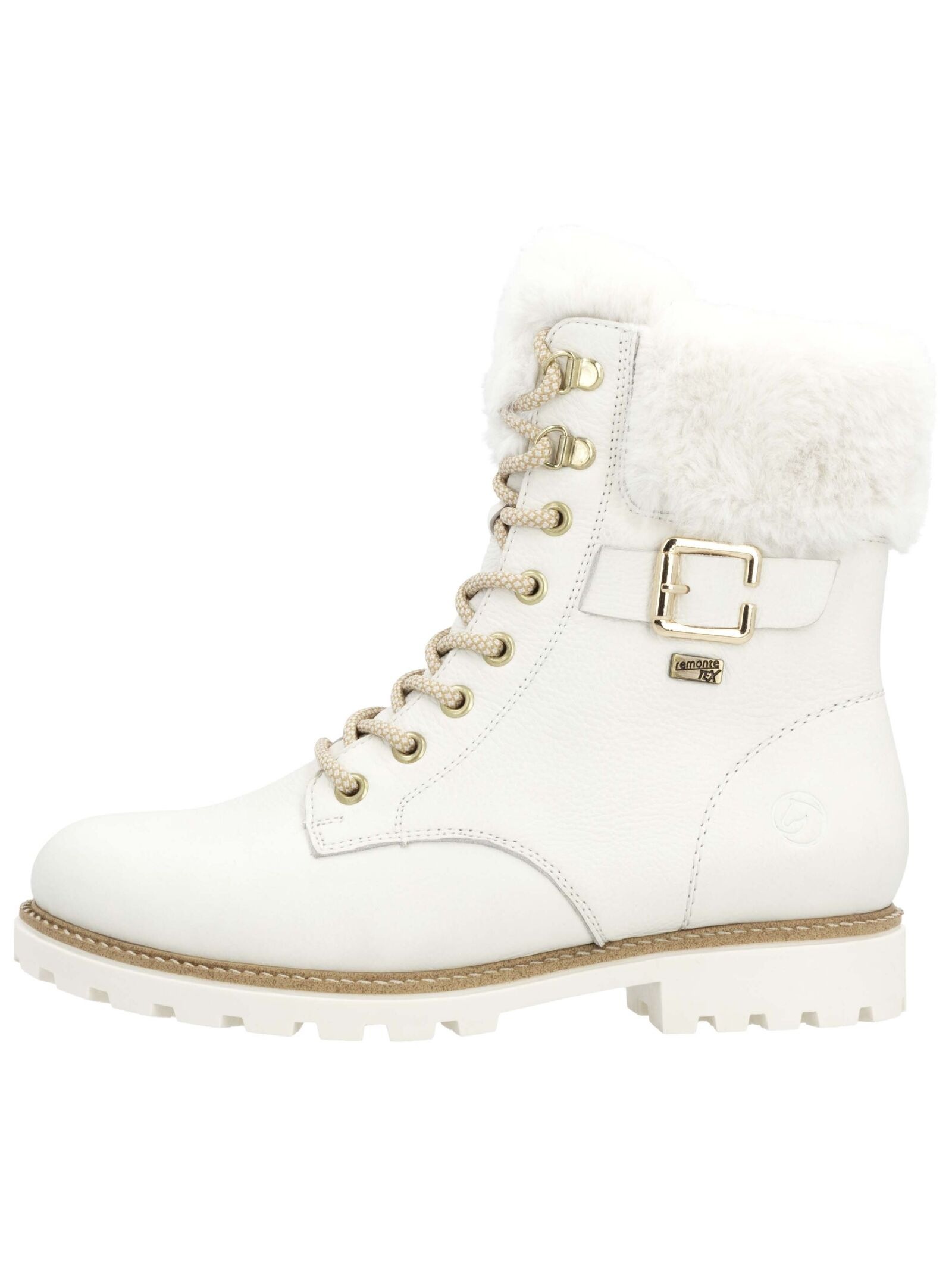 Remonte Schnürstiefelette "Remonte Stiefelette Leder/Fell" günstig online kaufen