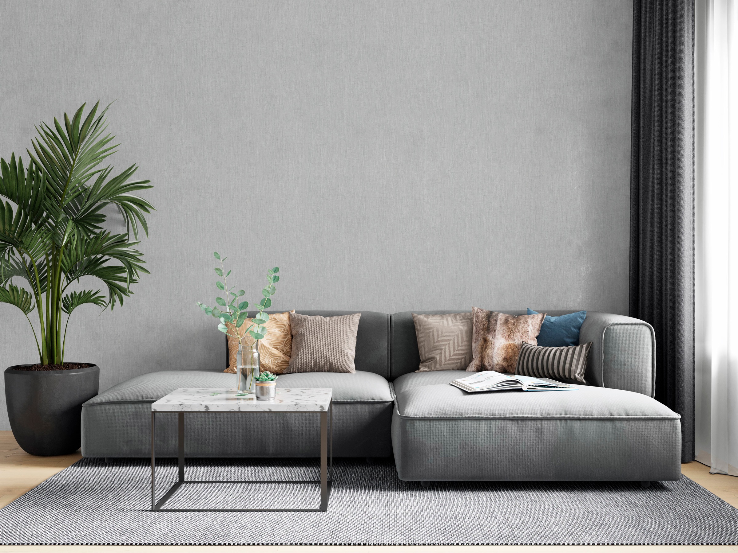 Marburg Vliestapete »Finesse«, matt, moderne Tapete für Wohnzimmer Schlafzimmer Küche