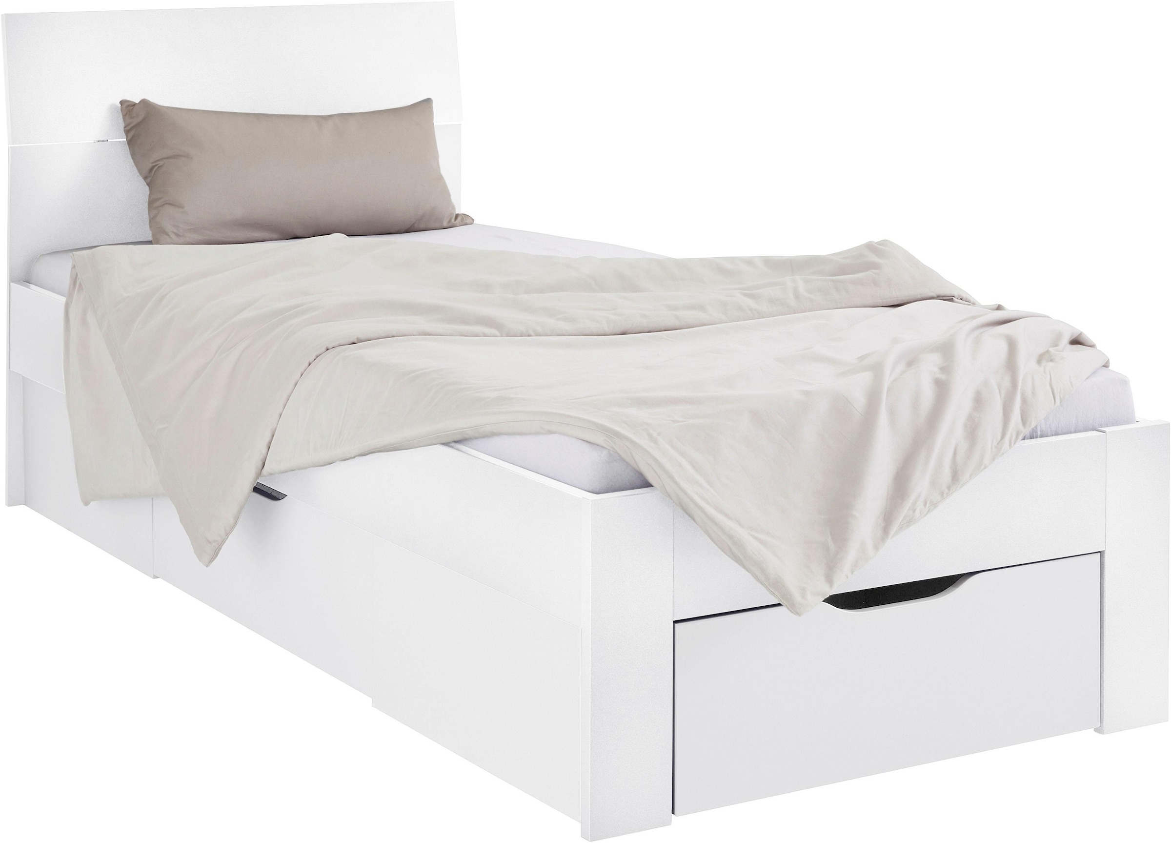 rauch Bett "Einzelbett Doppelbett Stauraum FLEXX Breiten 90/140/180 cm" Ein günstig online kaufen