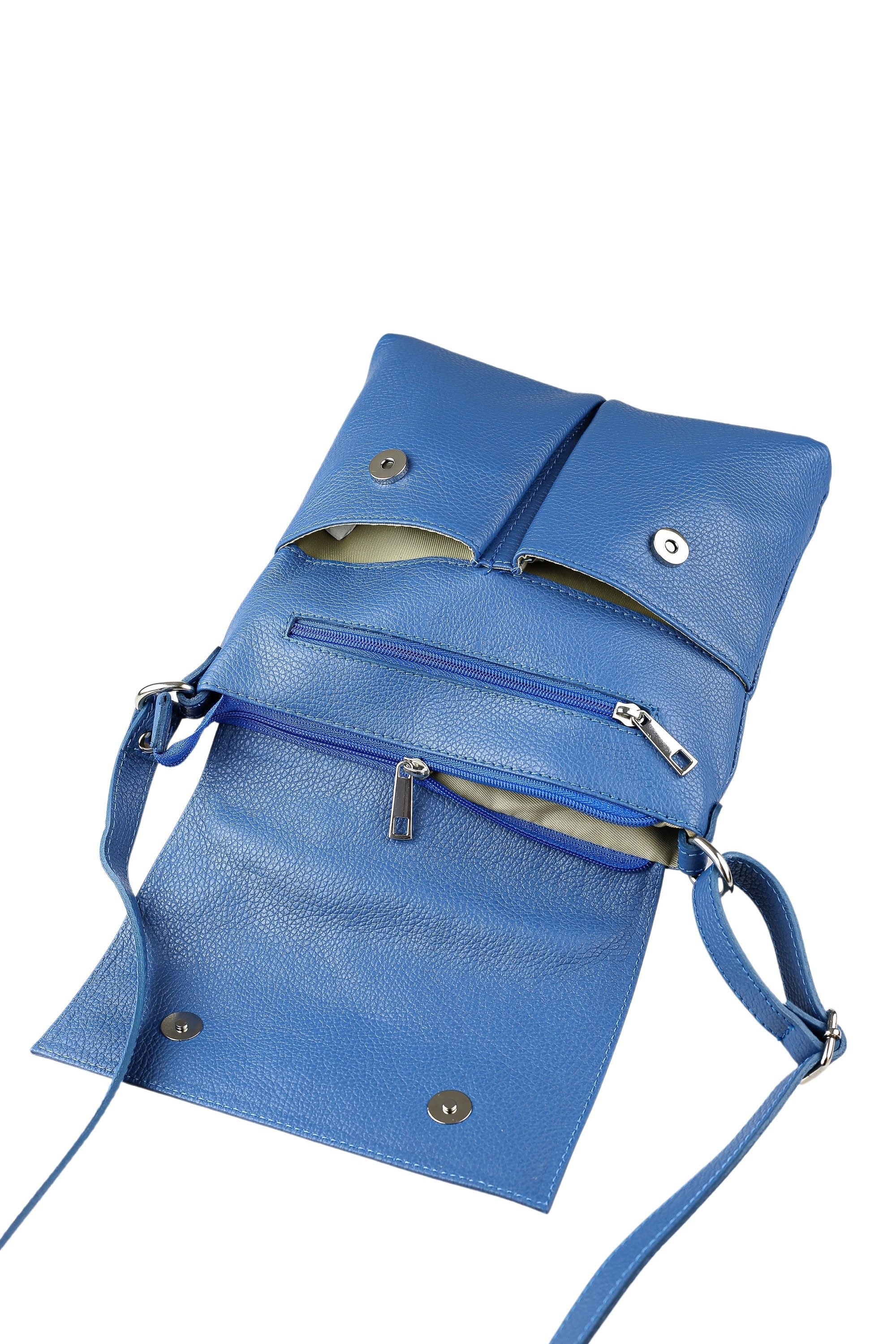 COLLEZIONE ALESSANDRO Umhängetasche »München«, Echtes Leder mit vielen Fächern