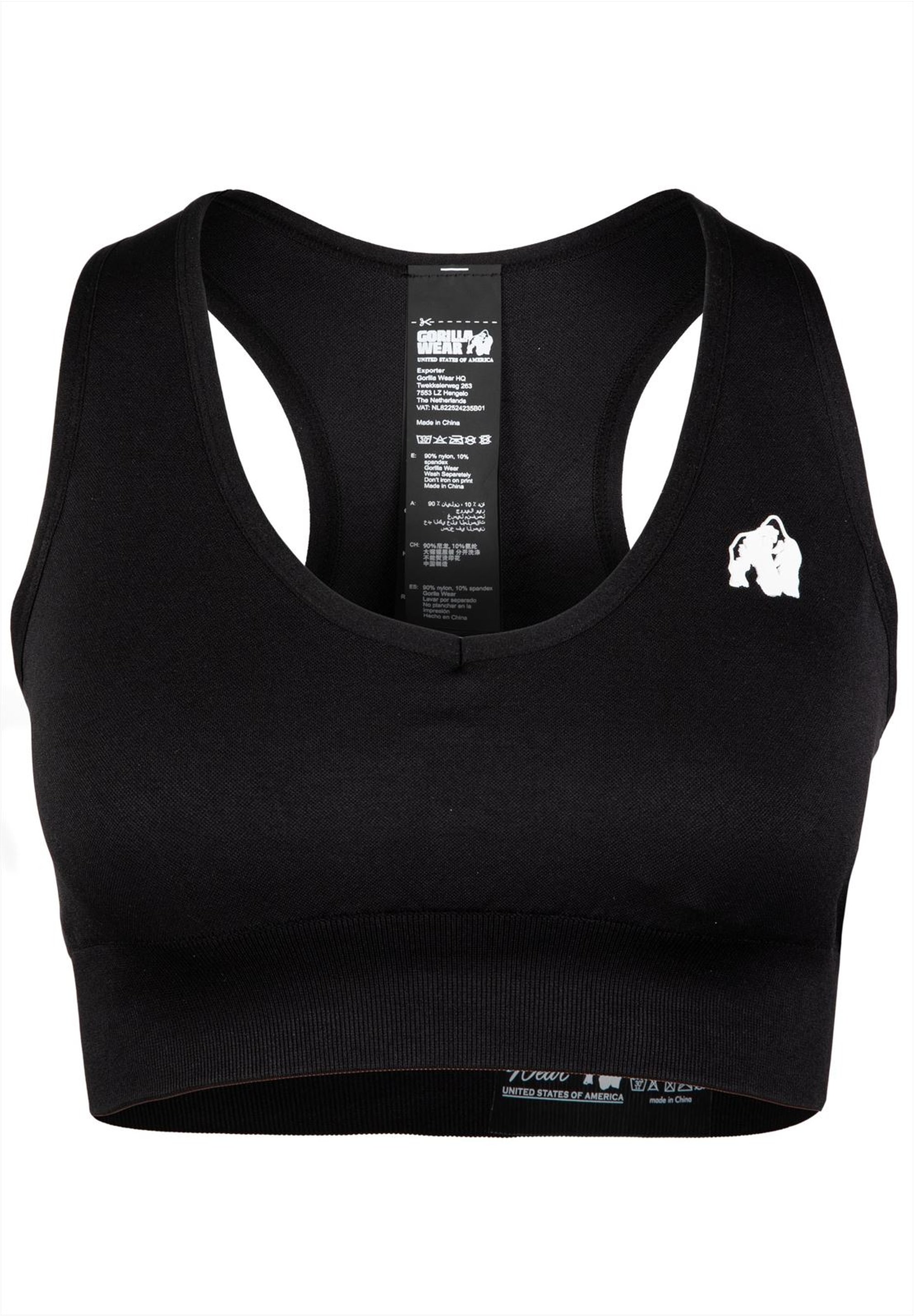 Gorilla Wear Sport-BH, mit herausnehmbaren Polstern