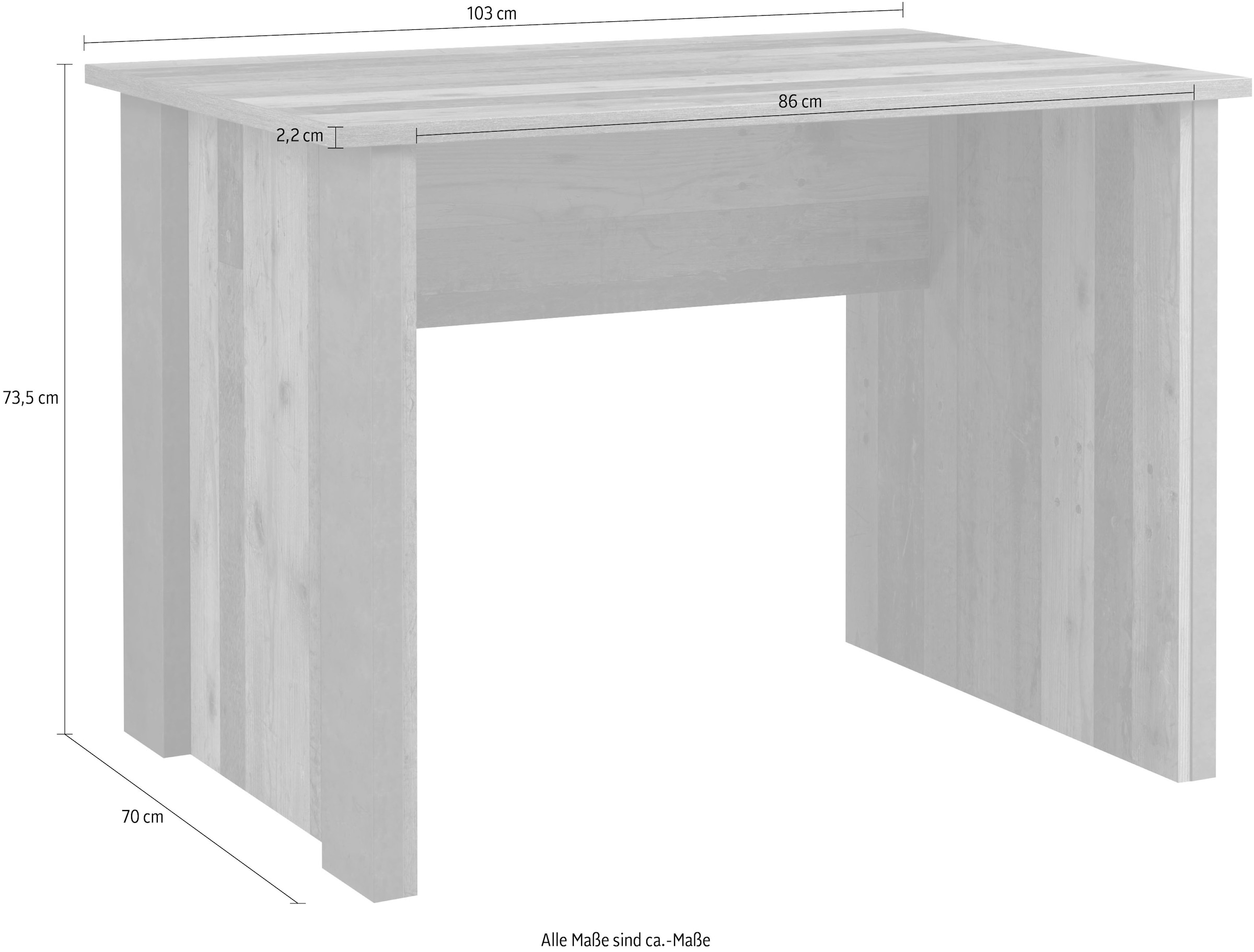 FORTE Schreibtisch »Clif«