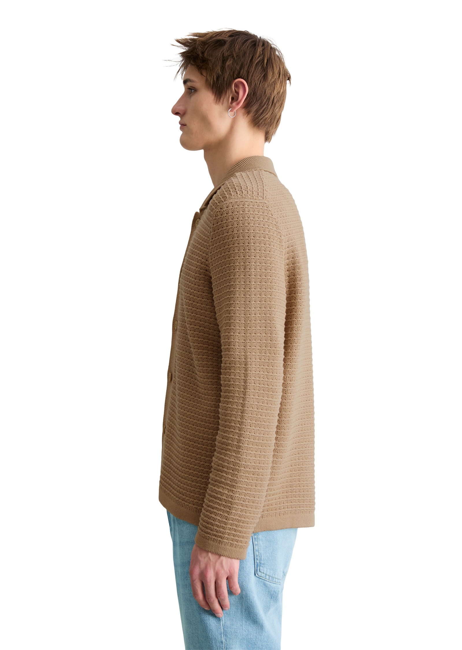Marc O'Polo DENIM Cardigan »mit markanter Struktur«