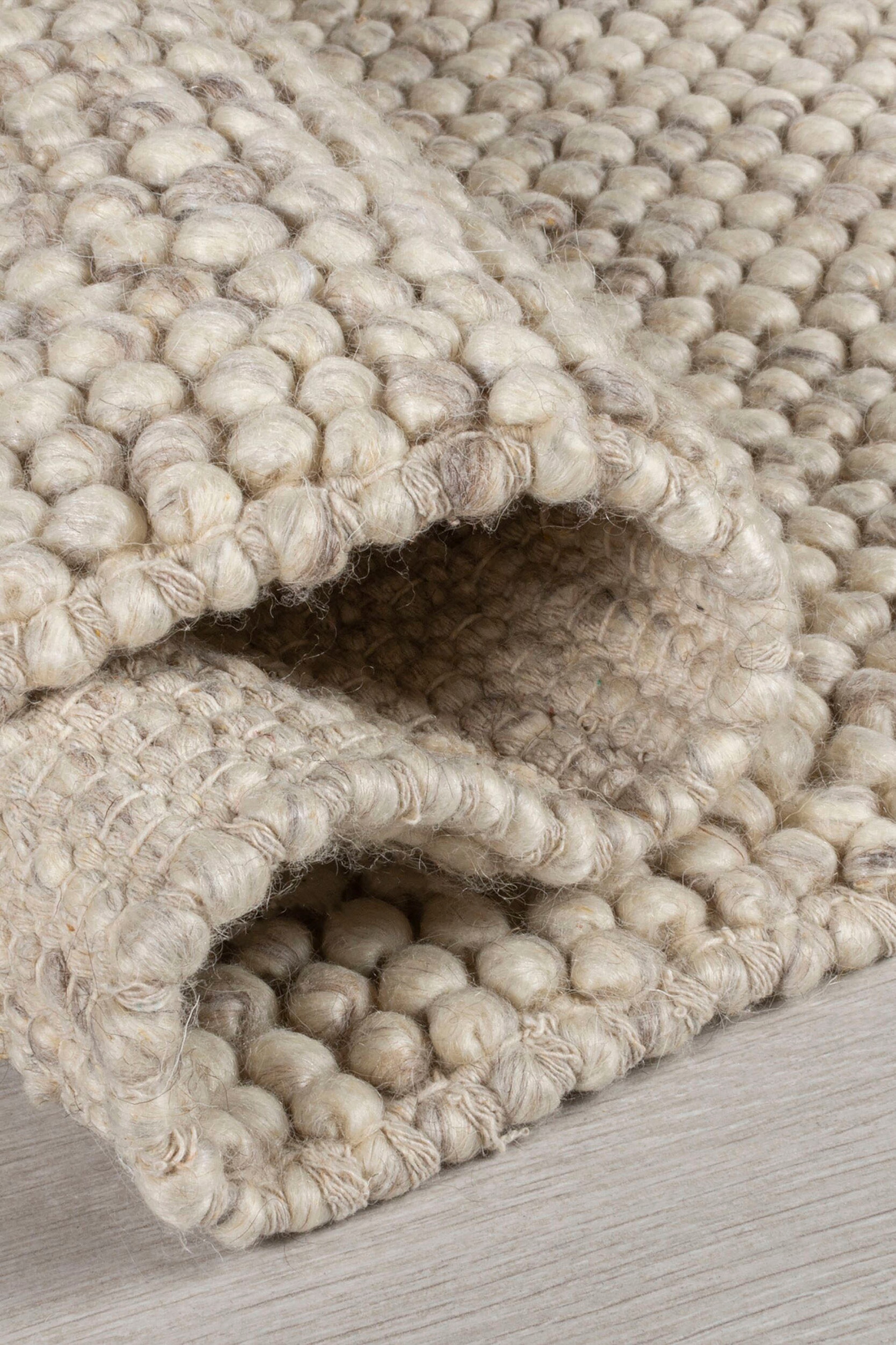 FLAIR RUGS Teppich »Minerals«, rechteckig, 10 mm Höhe, Teppich aus Wollmischung, geknüpftes Design, meliert