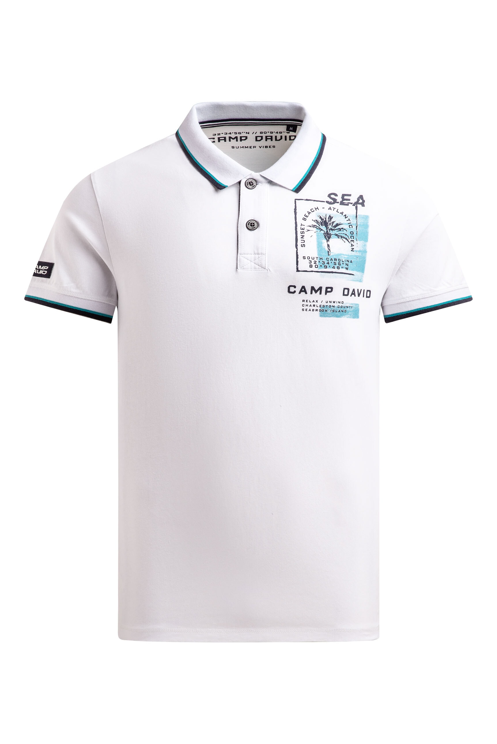 CAMP DAVID Poloshirt aus Baumwolle