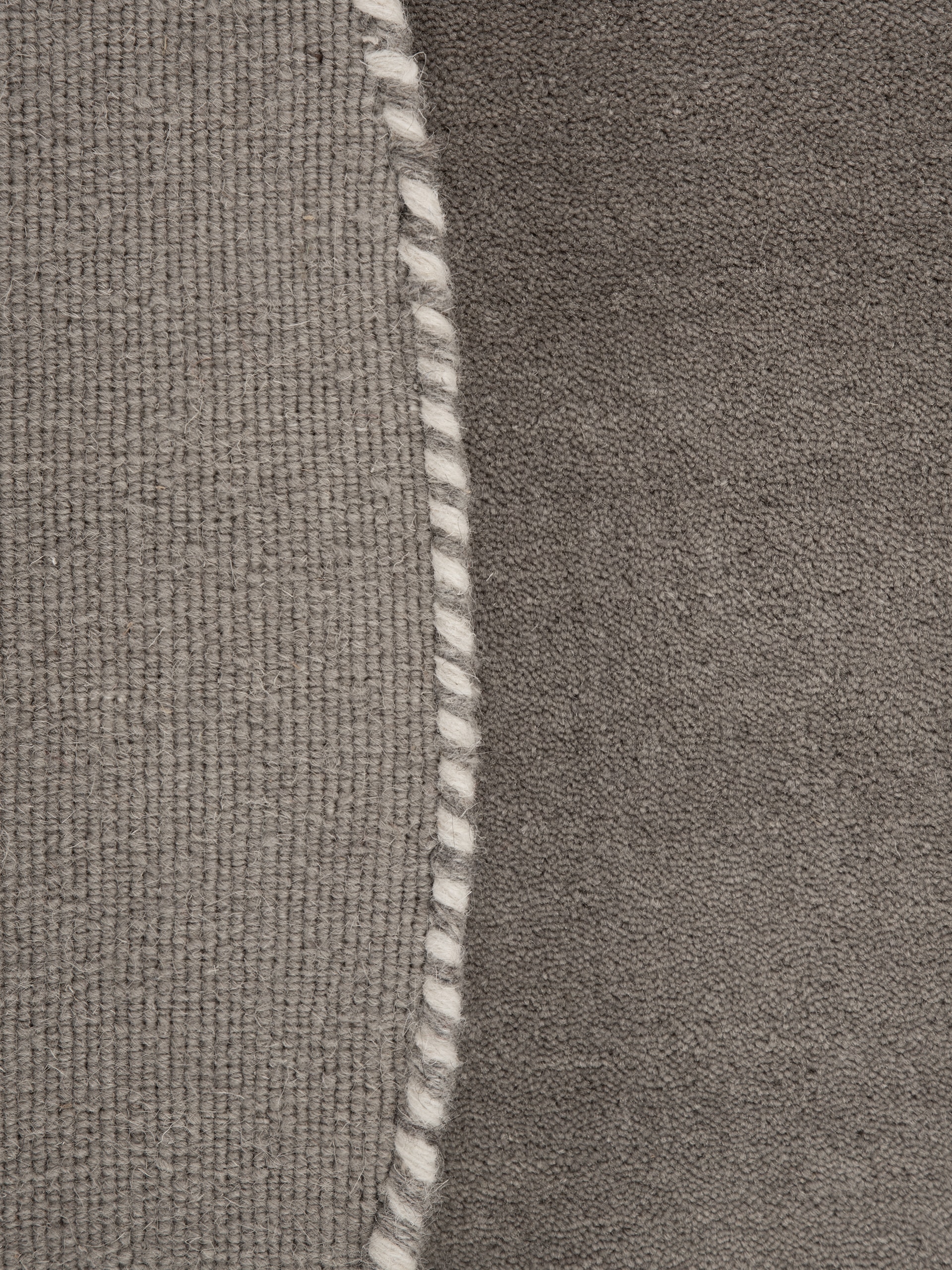 carpetfine Wollteppich »Gabbeh Lola Uni«, rund, 14 mm Höhe, mit natürlichem Pflanzenmaterial von Hand gewebt, auch als Läufer