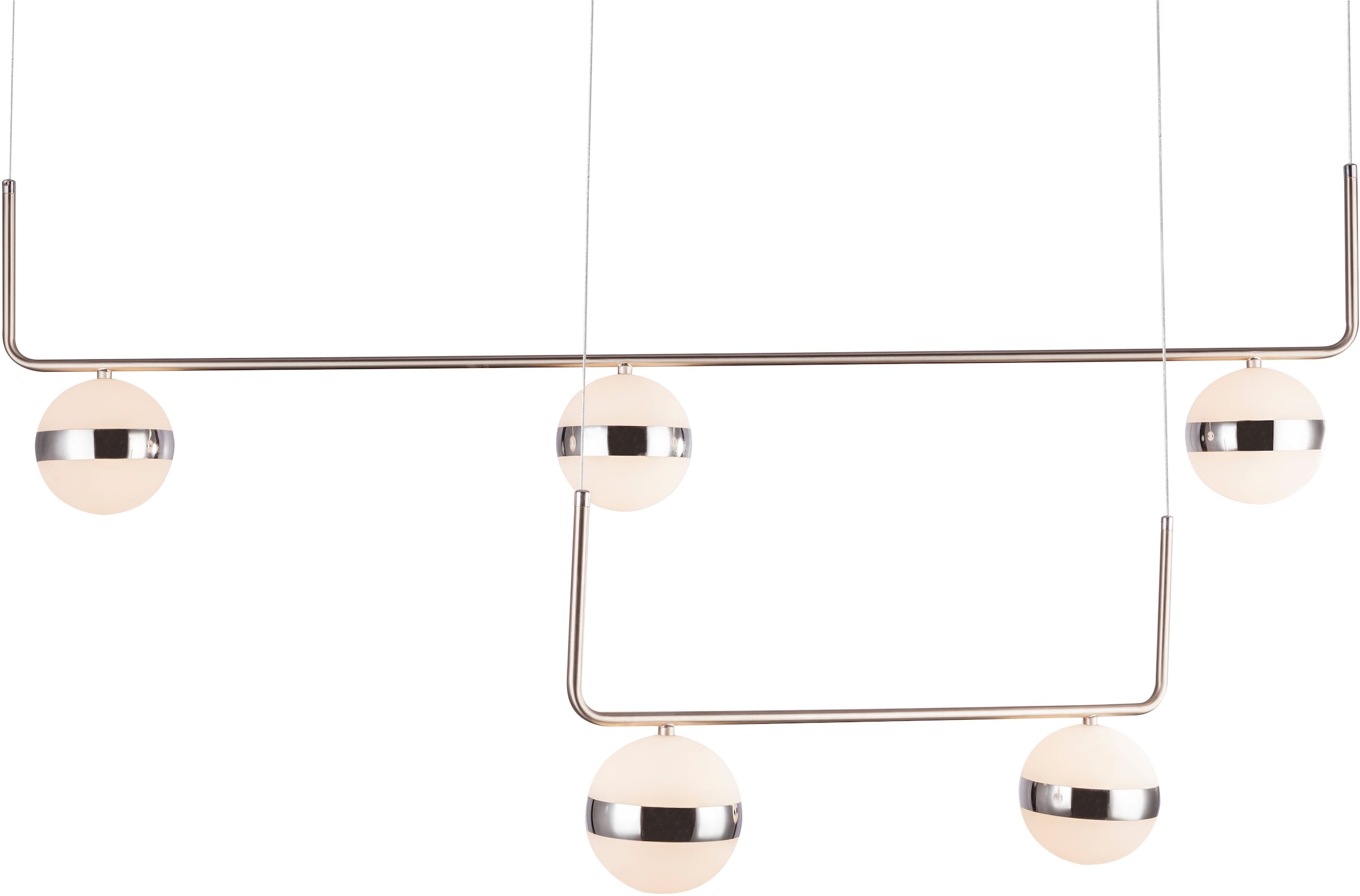 GLOBO LIGHTING LED Pendelleuchte »LOVEST«, Leuchtmittel LED-Modul | LED fest integriert, Hängelampe/Hängeleuchte/Wohnzimmer/Esstisch/elegant