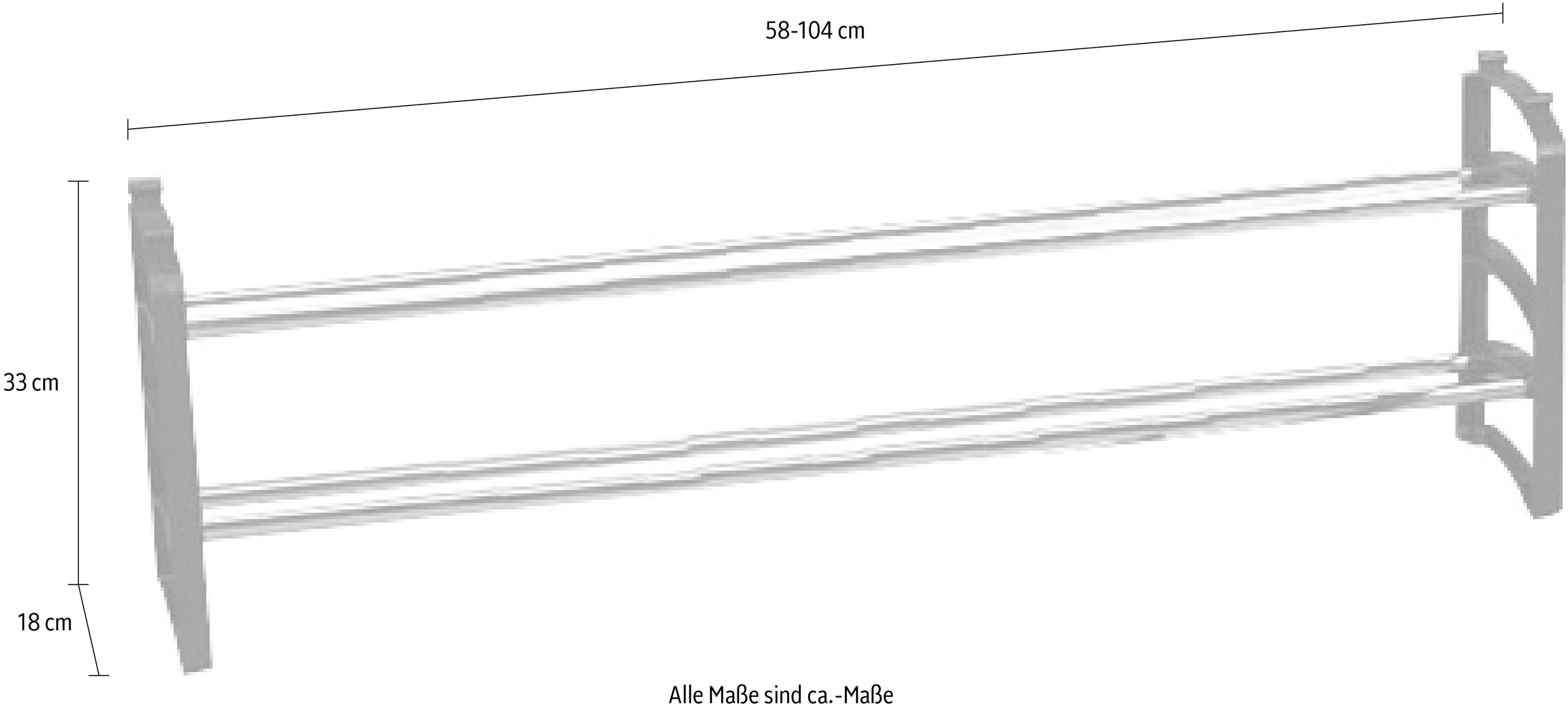 INOSIGN Schuhregal, (2 Stck.) günstig online kaufen