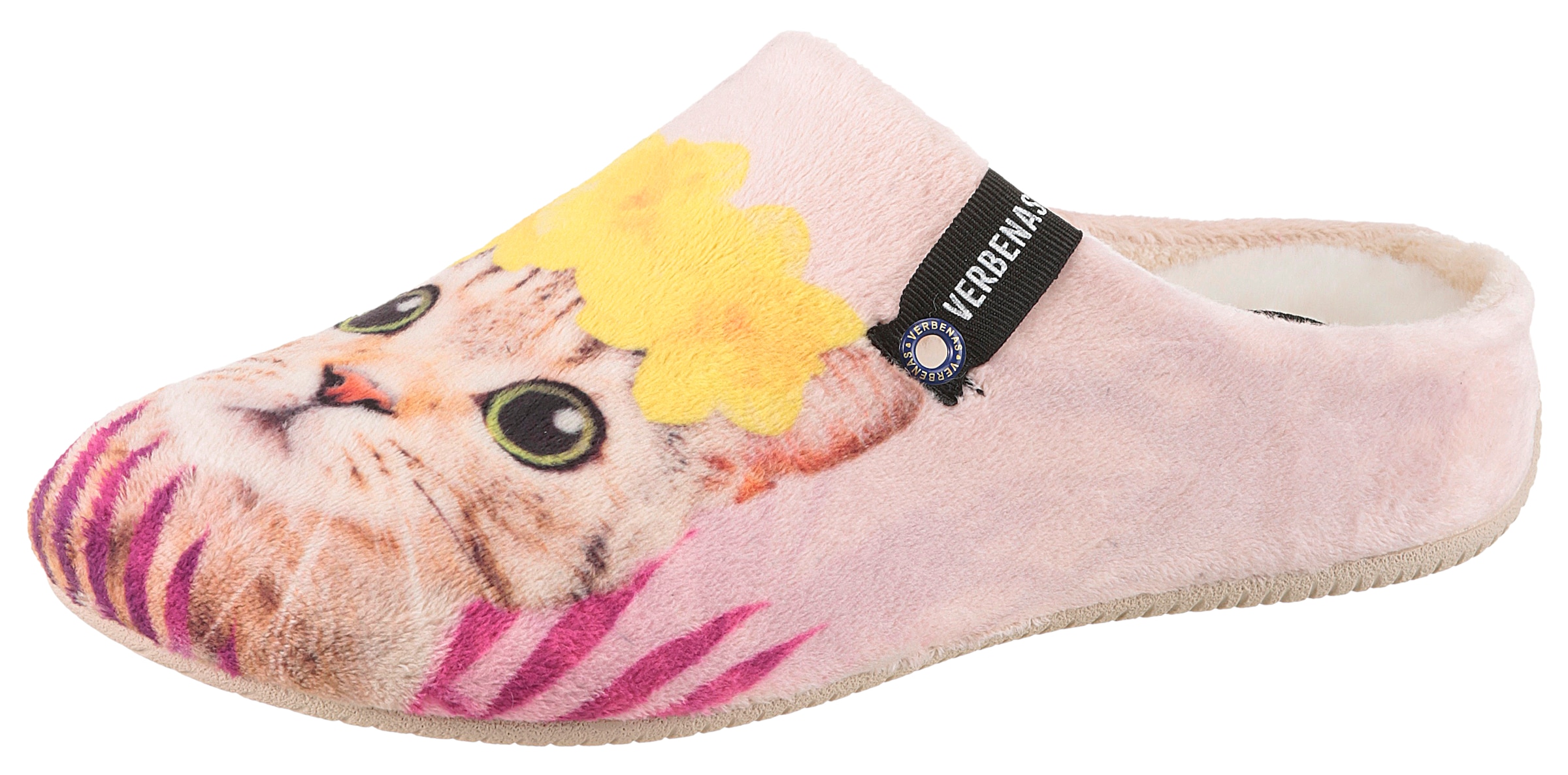 VERBENAS Pantoffel "York Animal Pelo", Hausschuh, Clog, Homeslipper mit süß günstig online kaufen