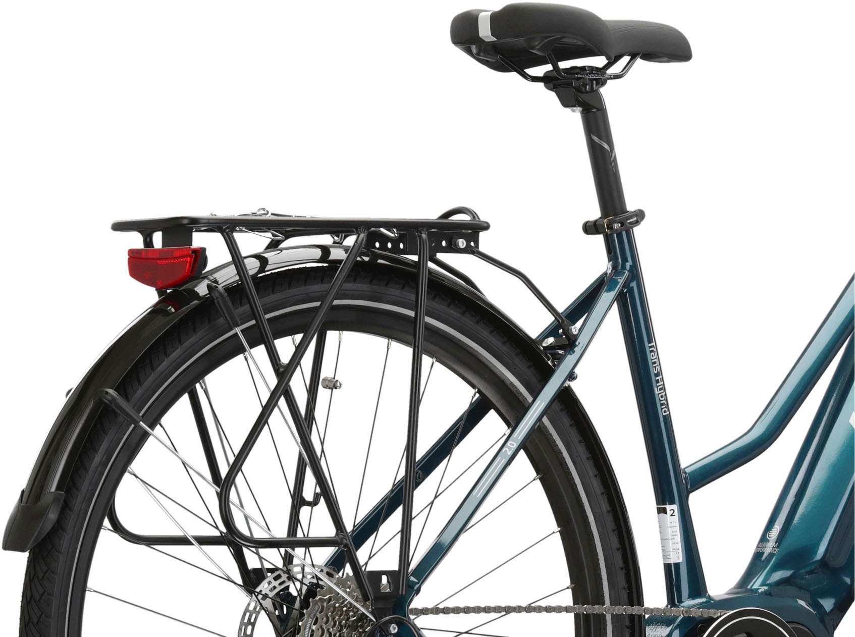 Kross E-Bike »KROSS E-Trekkingrad Damen Trans 5.0 28" türkis 9 Gänge«, 9 Gang, Shimano, ALIVIO M3100, Mittelmotor 250 W