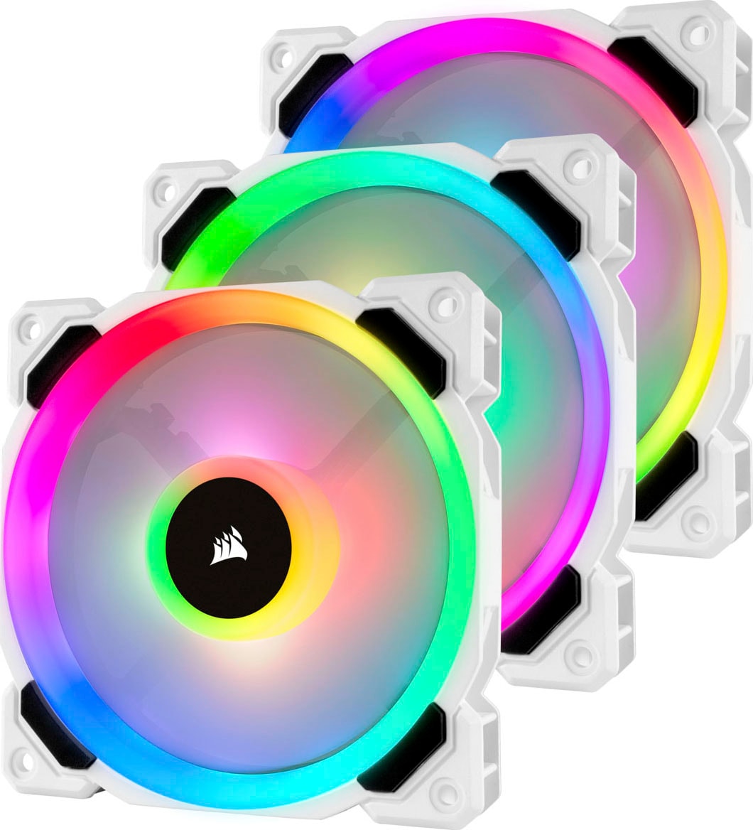 Corsair Gehäuselüfter »LL120 RGB, 120-mm-RGB-LED-Lüfter, Dreierpack mit Lighting Node PRO«