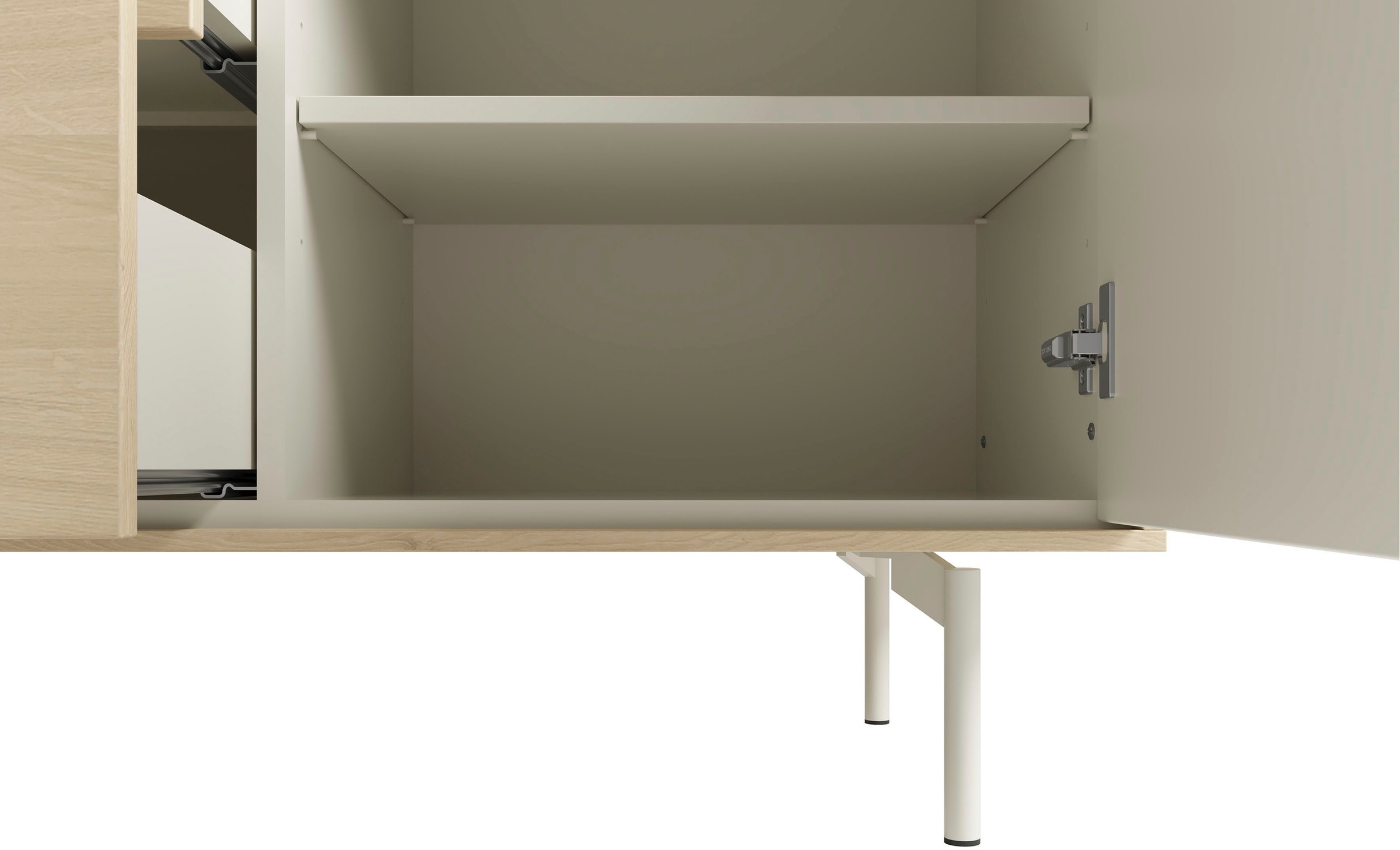 SCHÖNER WOHNEN-Kollektion Sideboard »LABOE« 1 Stk. tlg. 150 cm oder 200 cm mit push to open Funktion