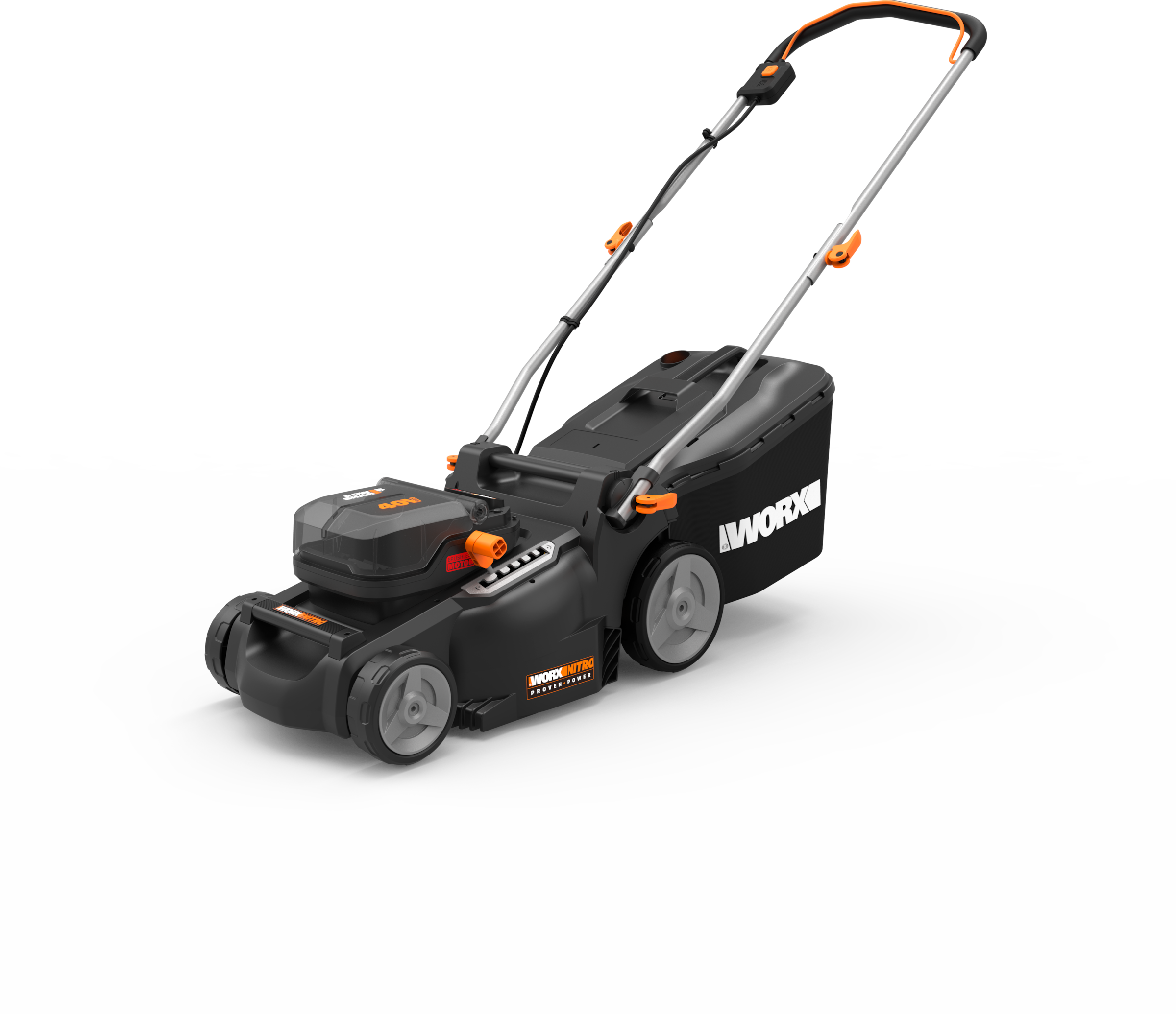 Worx Akkurasenmäher »WG737E Nitro Profi«, 6 Schnitthöhenstufen 2-7 cm, inkl. 2 Akkus und...