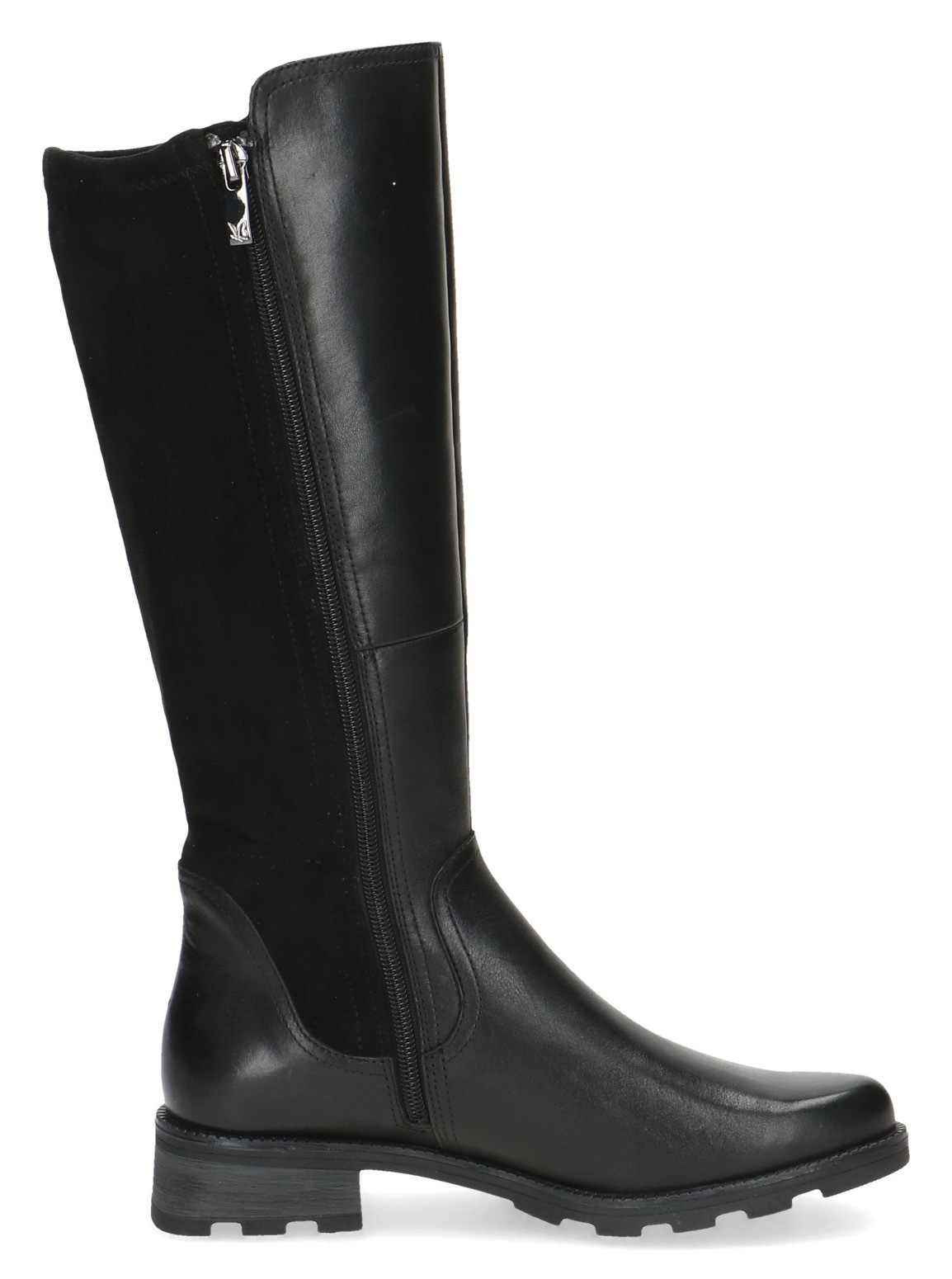 Caprice Stiefel, Blockabsatz, Langschaftstiefel, Businessstiefel mit Reißverschluss