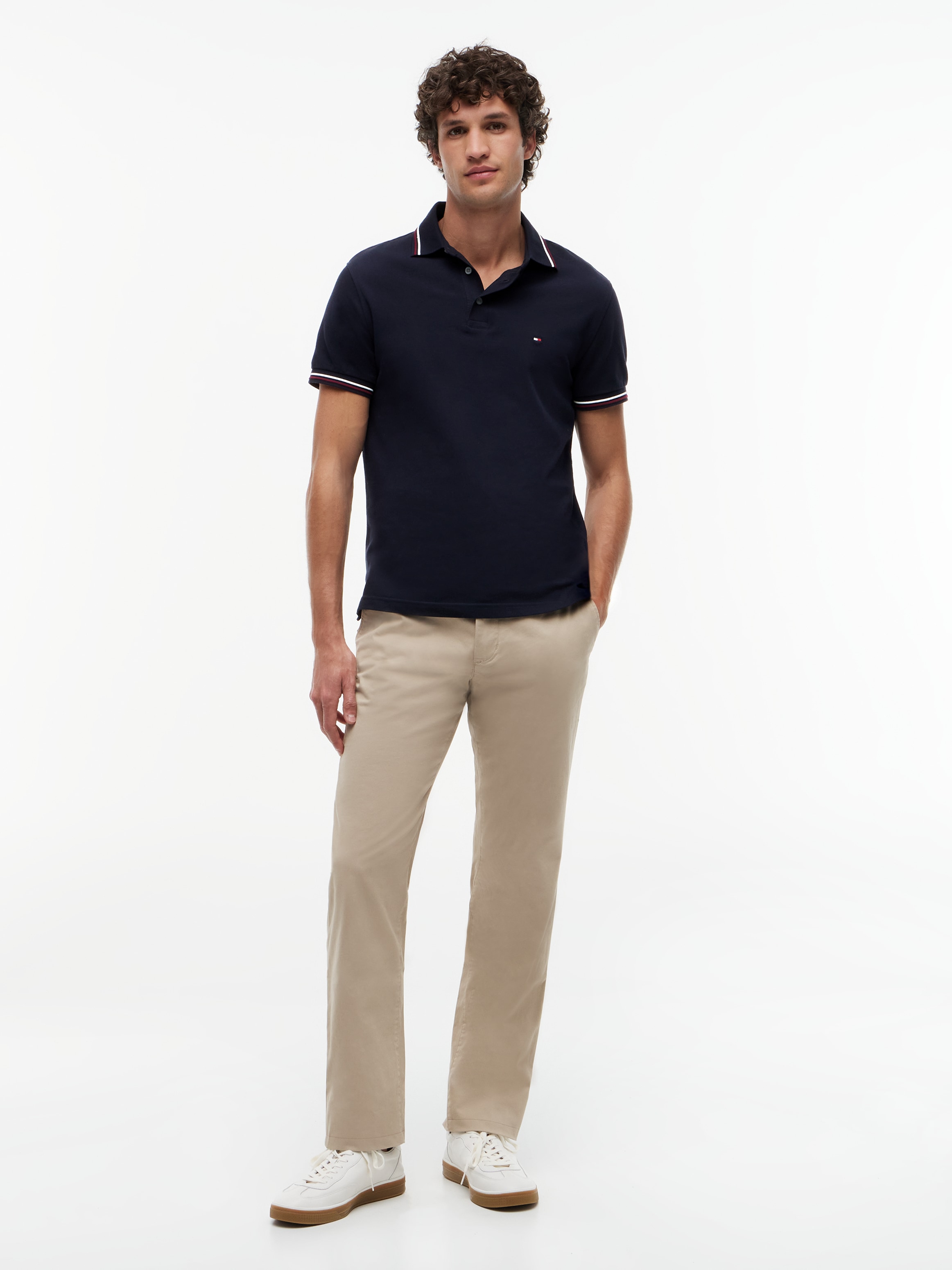 Tommy Hilfiger Poloshirt »TIPPED SLIM FIT POLO« mit Kontrast-Details