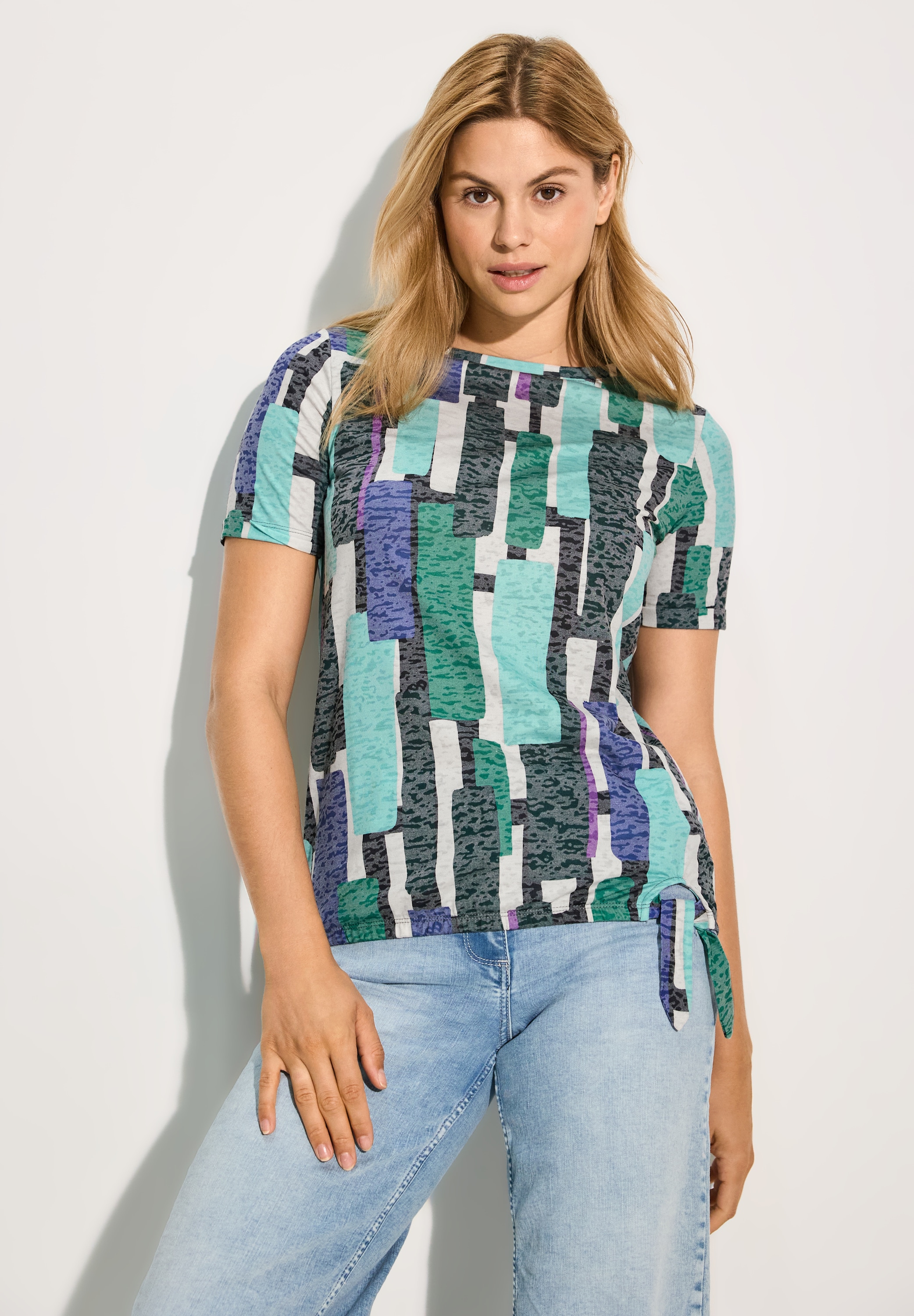 Cecil Print-Shirt, mit All-Over Print