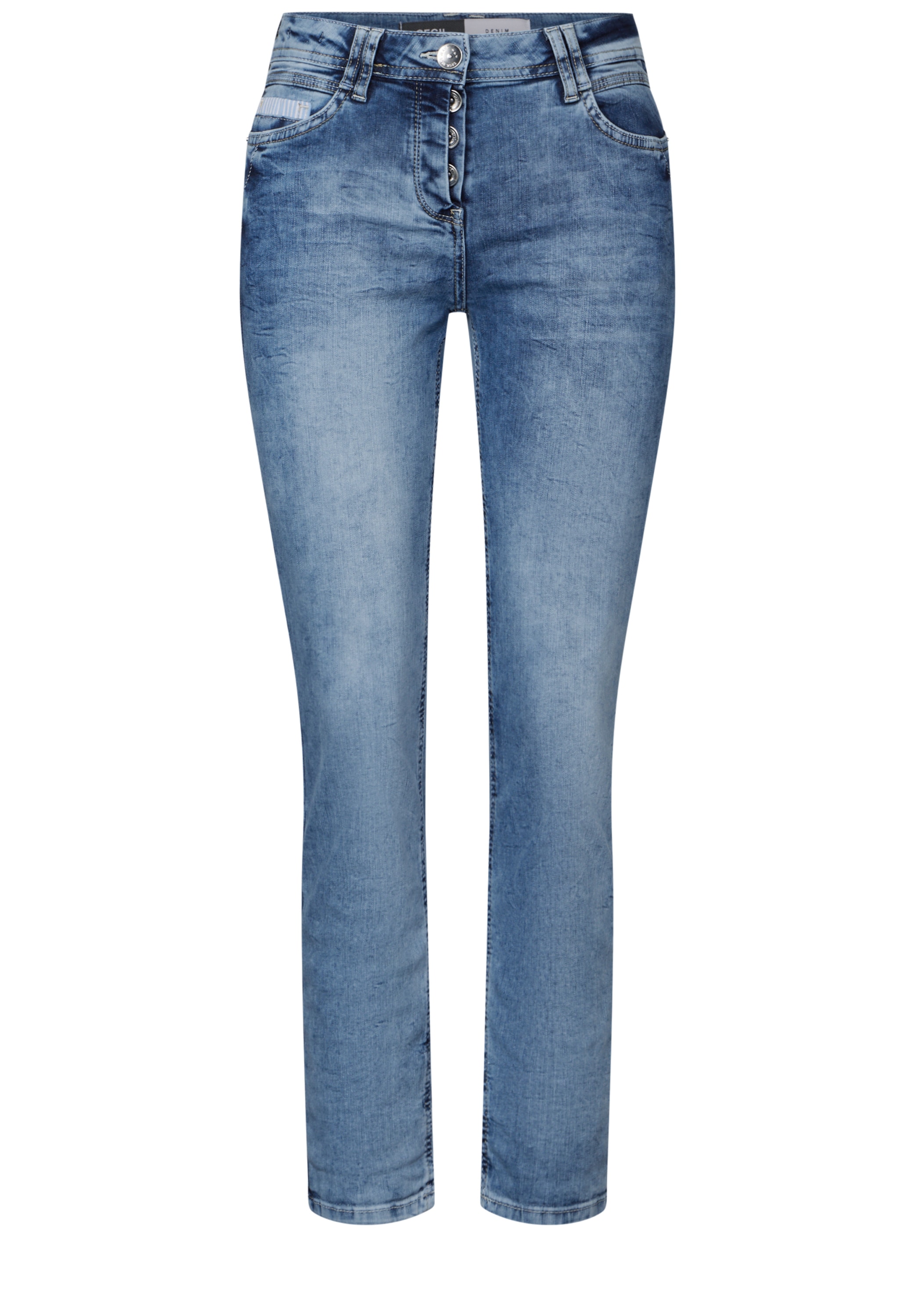 Cecil Comfort-fit-Jeans, aus Baumwolle mit Stretchanteil